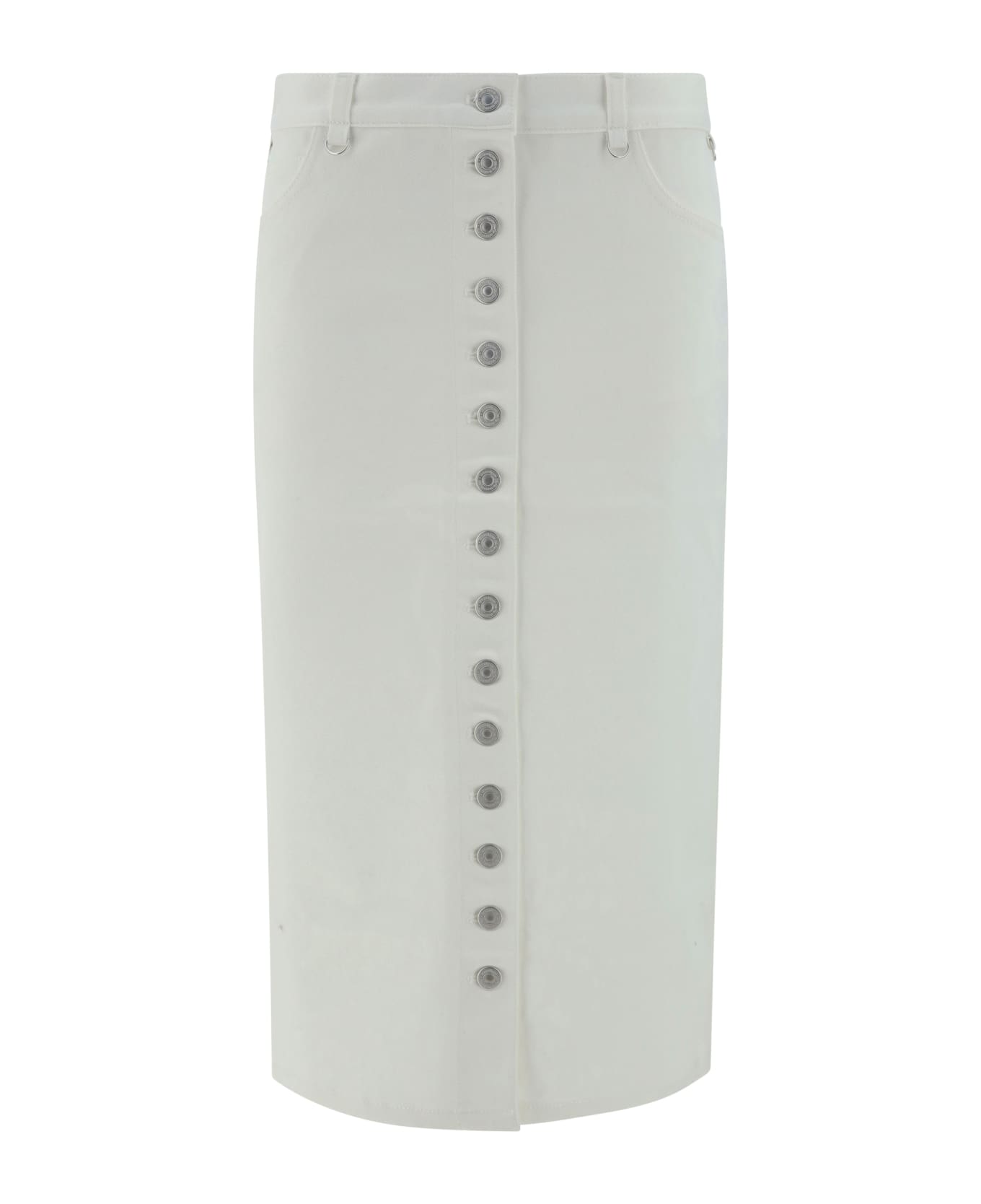 Courrèges Denim Skirt - Heritage White