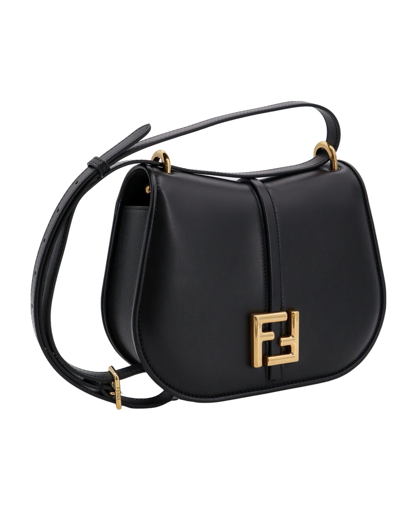 Fendi Cmon Shoulder Bag - Black