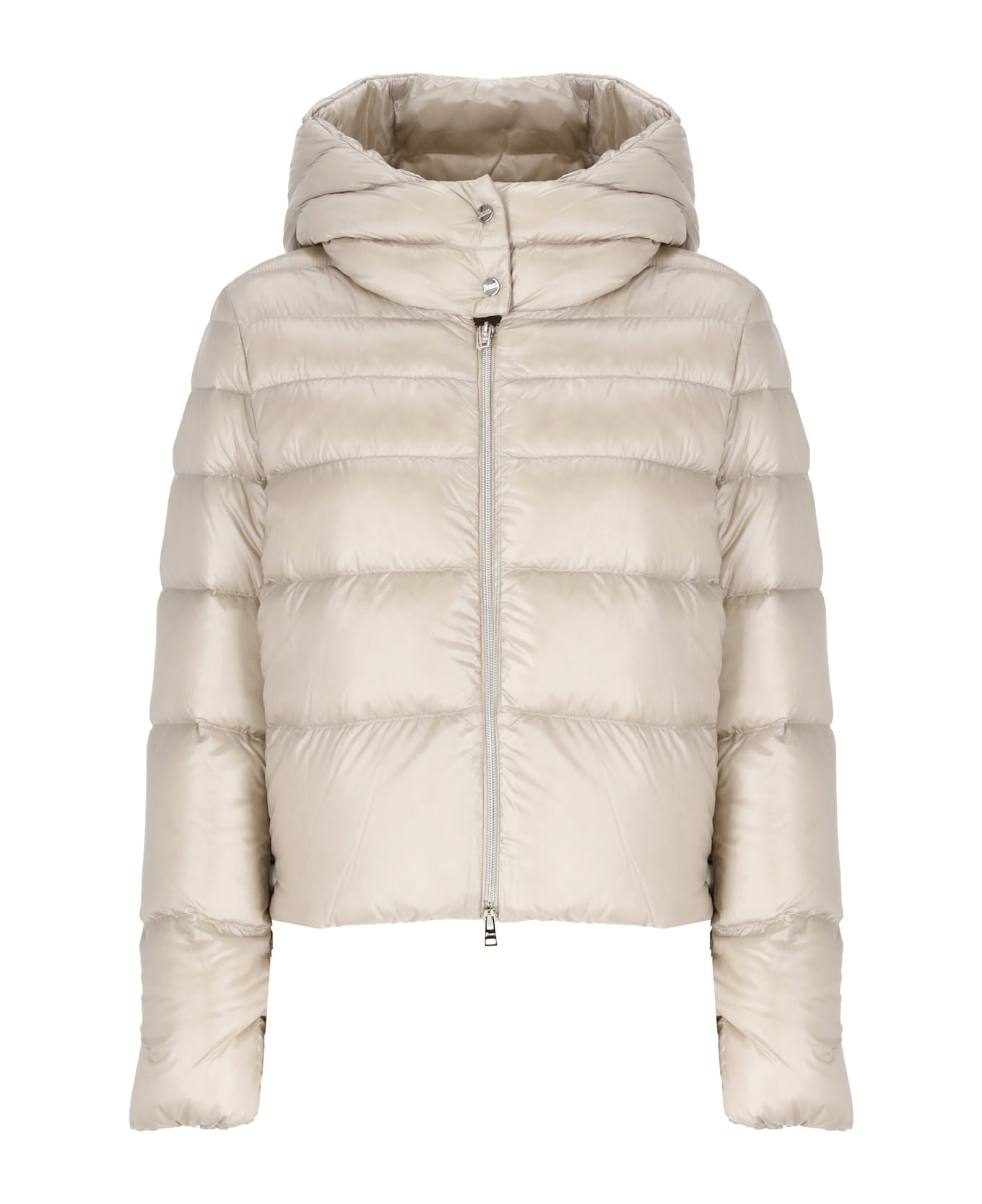 Herno Padded And Quilted Down Jacket - NEUTRALS