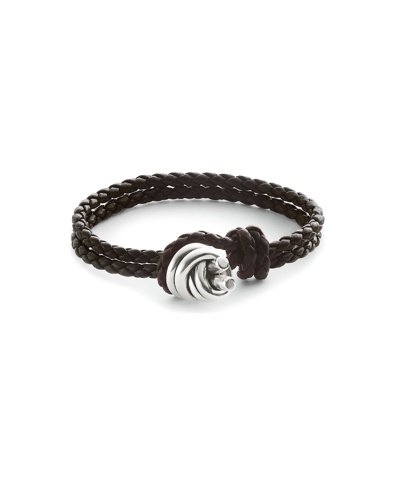 Bottega Veneta Leather Bracelet - Black