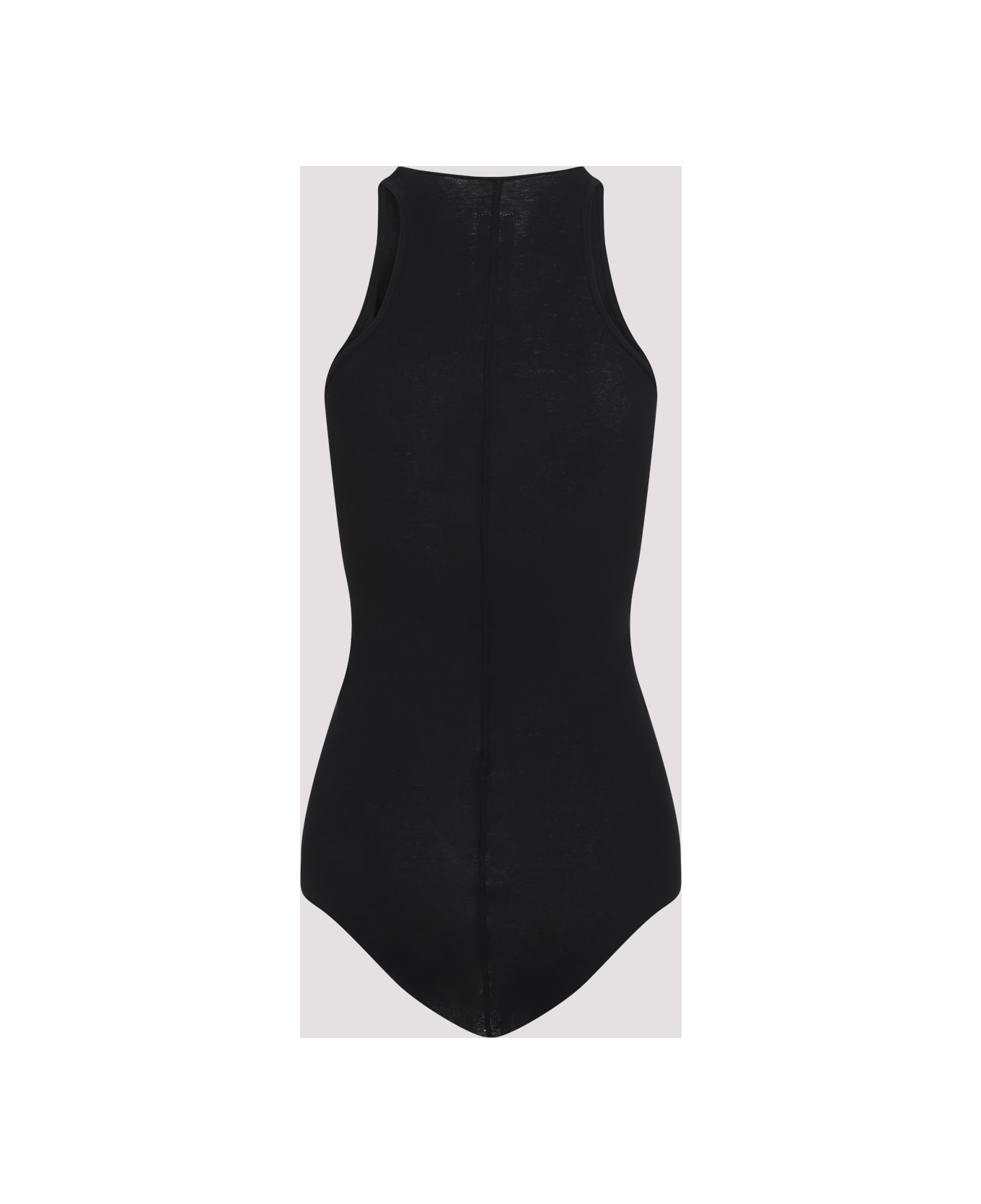 Rick Owens Ribbed Tank Top - Black