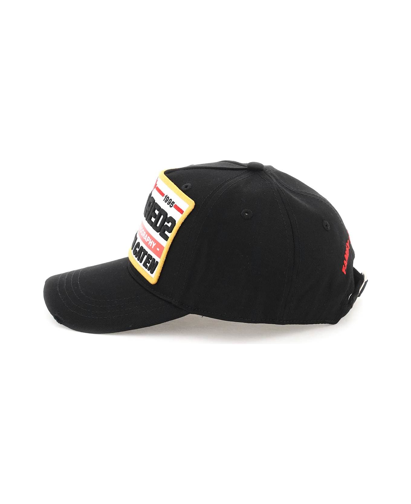 Dsquared2 Logo Baseball Cap - Black