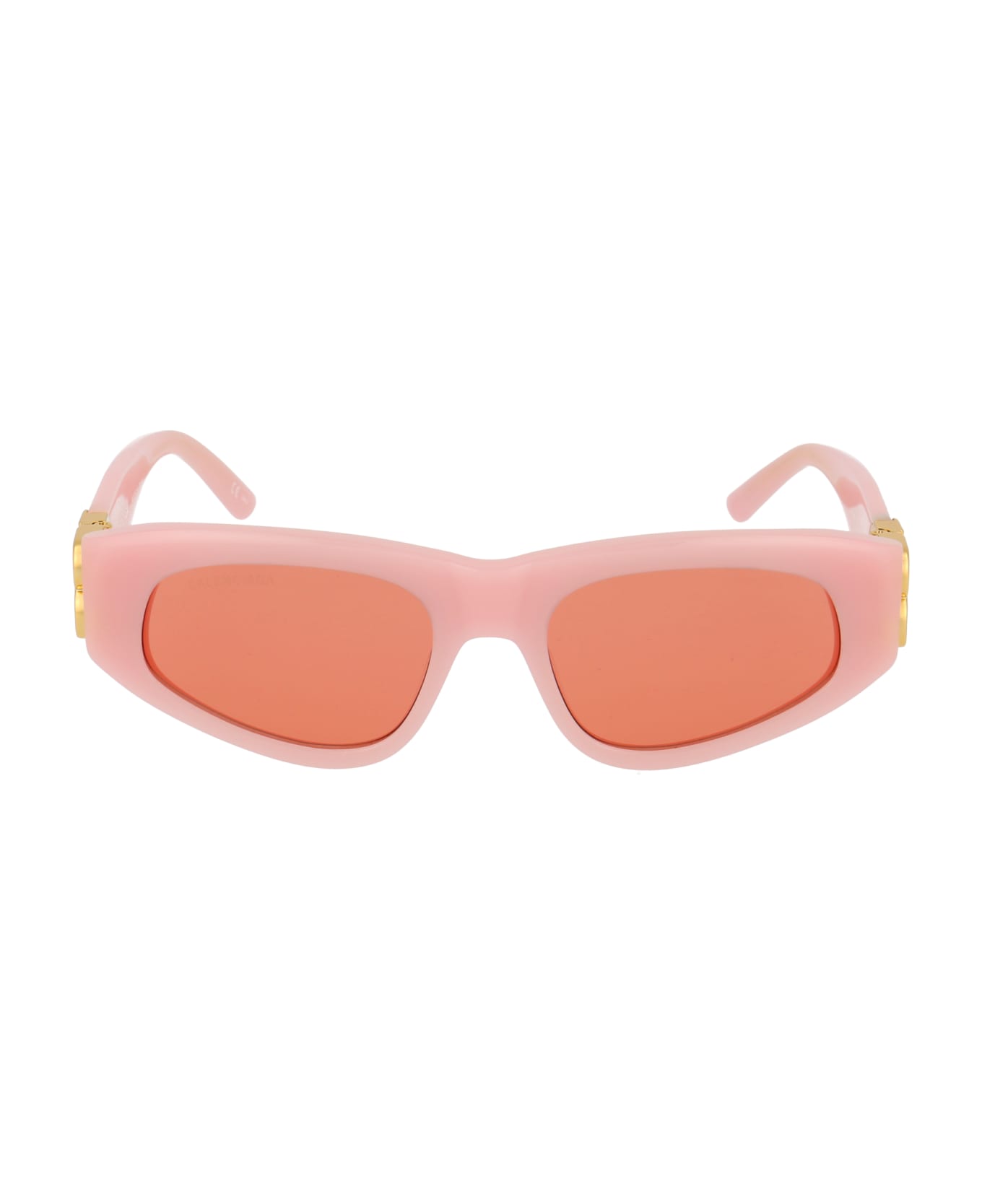 Balenciaga Eyewear Bb0095s Sunglasses - 003 PINK GOLD RED