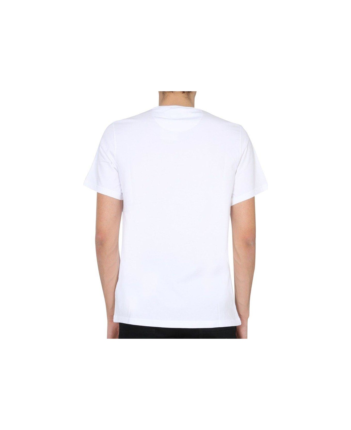 Barbour Embroidered T-shirt - White シャツ