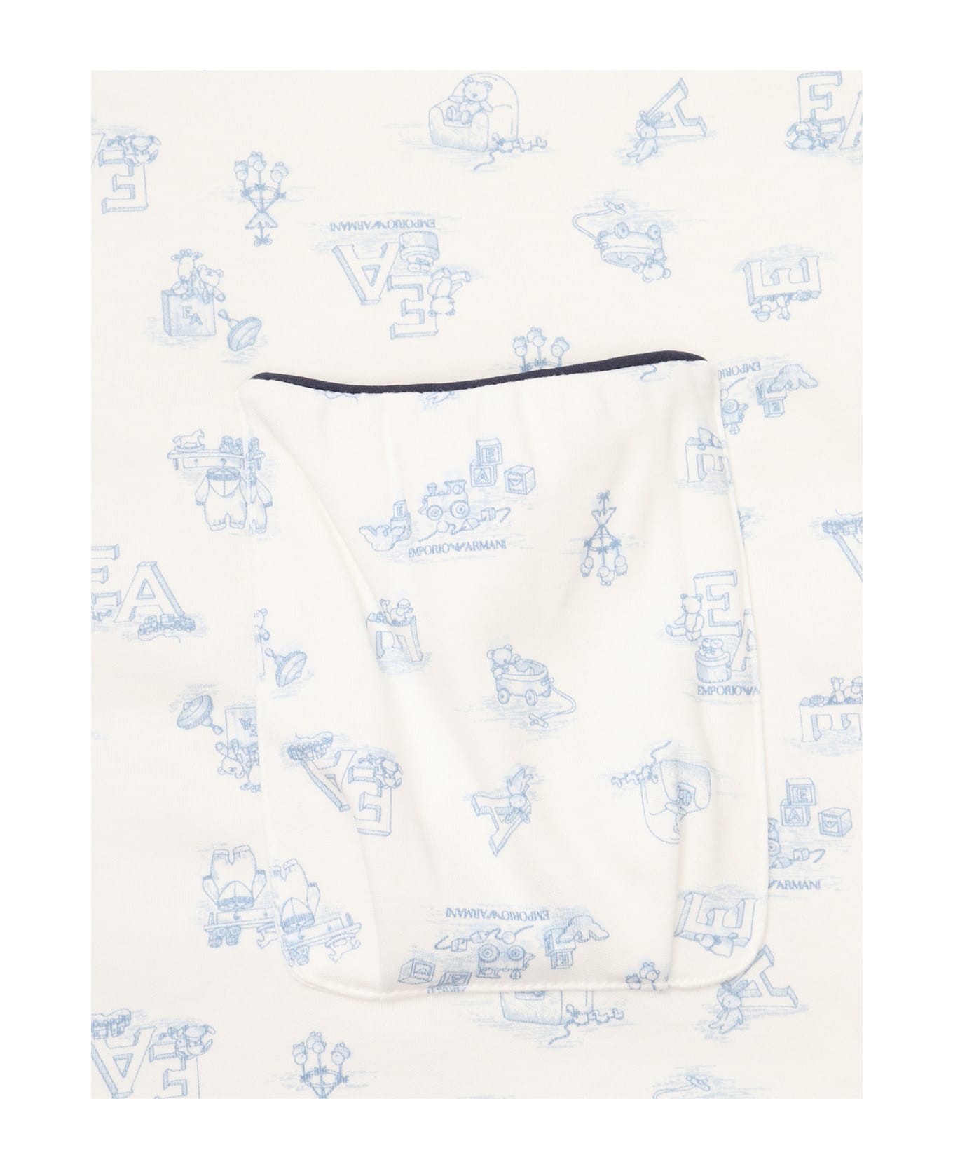 Emporio Armani Blanket - WHITE