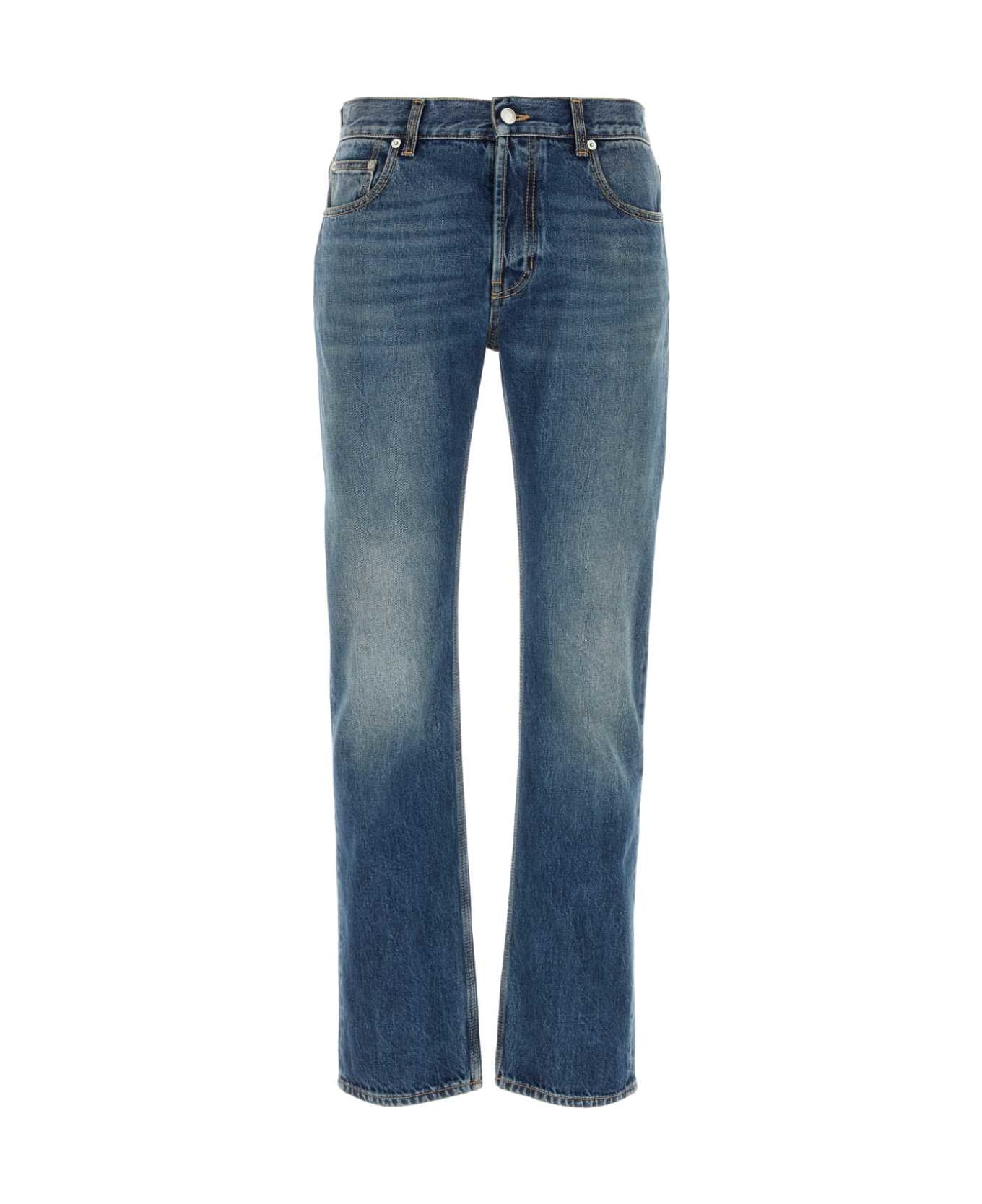 Alexander McQueen Denim Jeans - BLUEWASHED