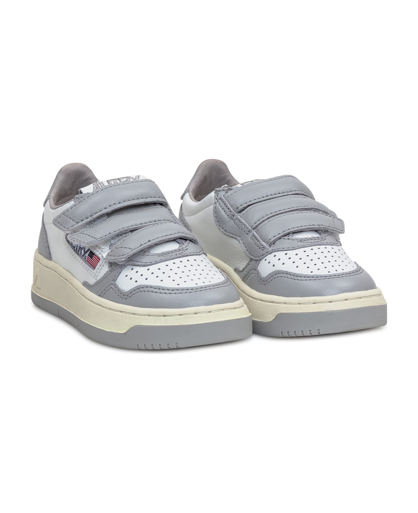 Autry Kidstripes Low Sneaker - WHT/VAPOR