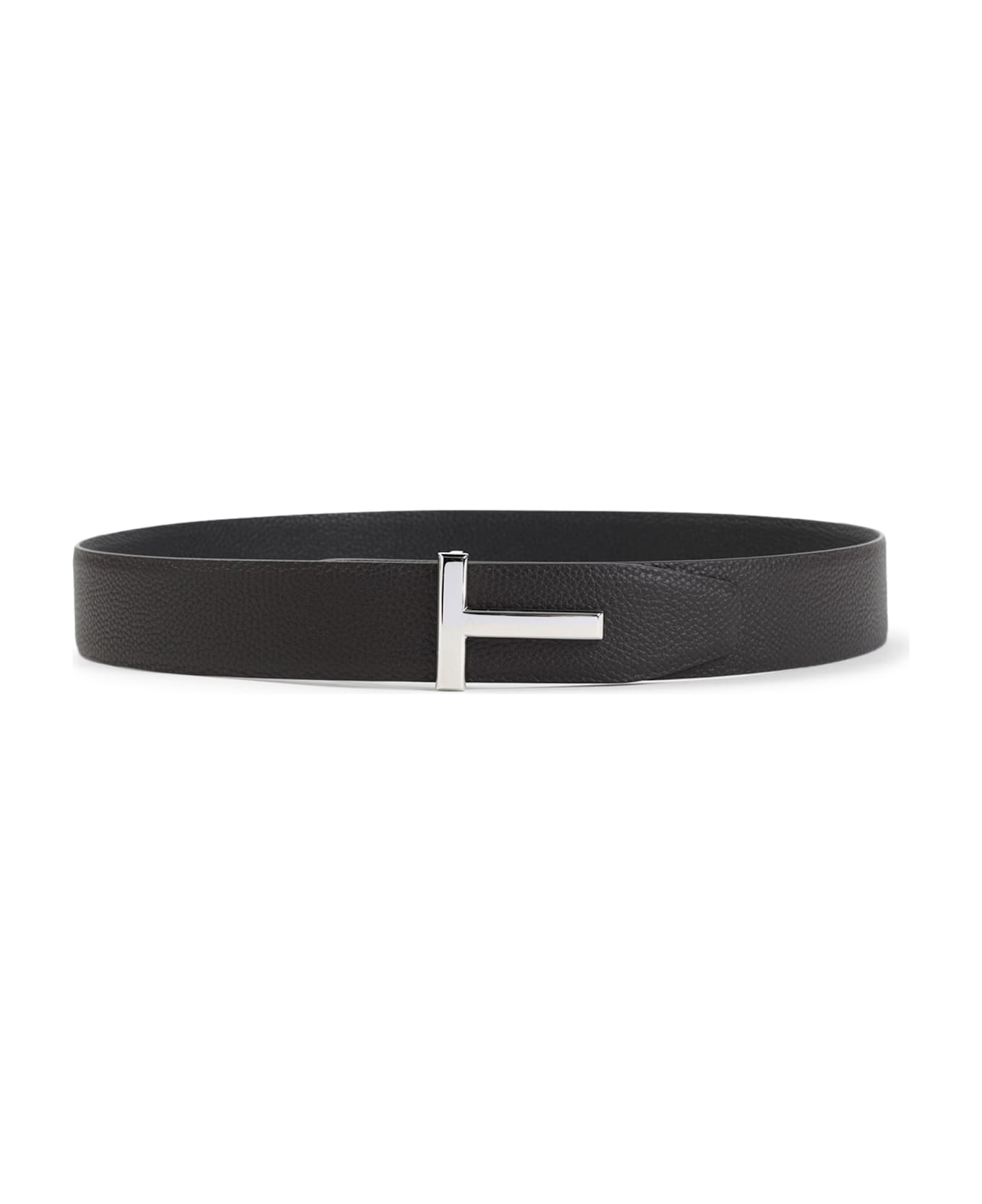 Tom Ford Leather Belt - Brown Black