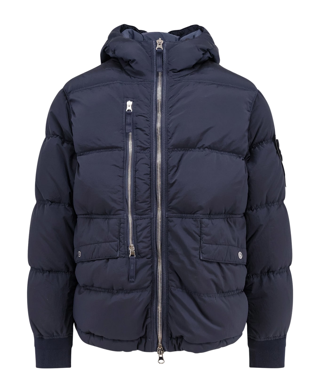 Stone Island Nylon Down Jacket - Blue