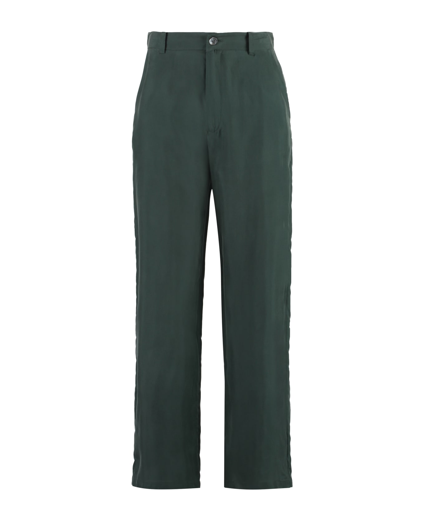 Parosh Silk Trousers - green