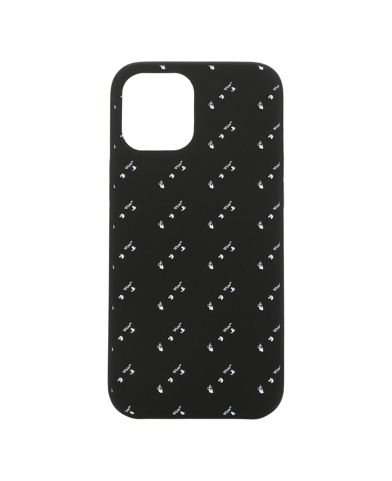 Off-White Logo Printed Iphone 12 Pro Max Case - black