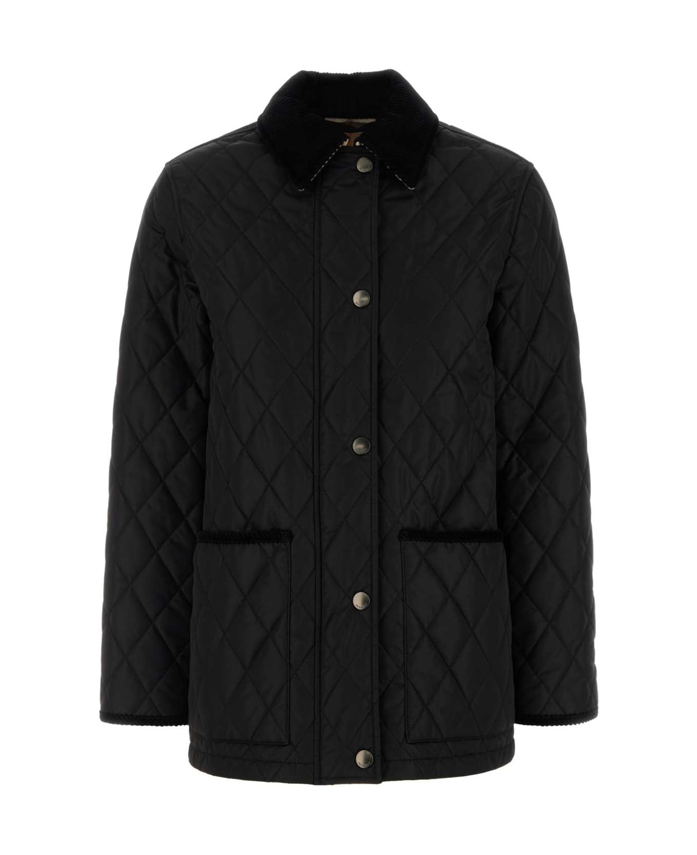 Burberry Black Nylon Jacket - BLACKSANDIPCHECK