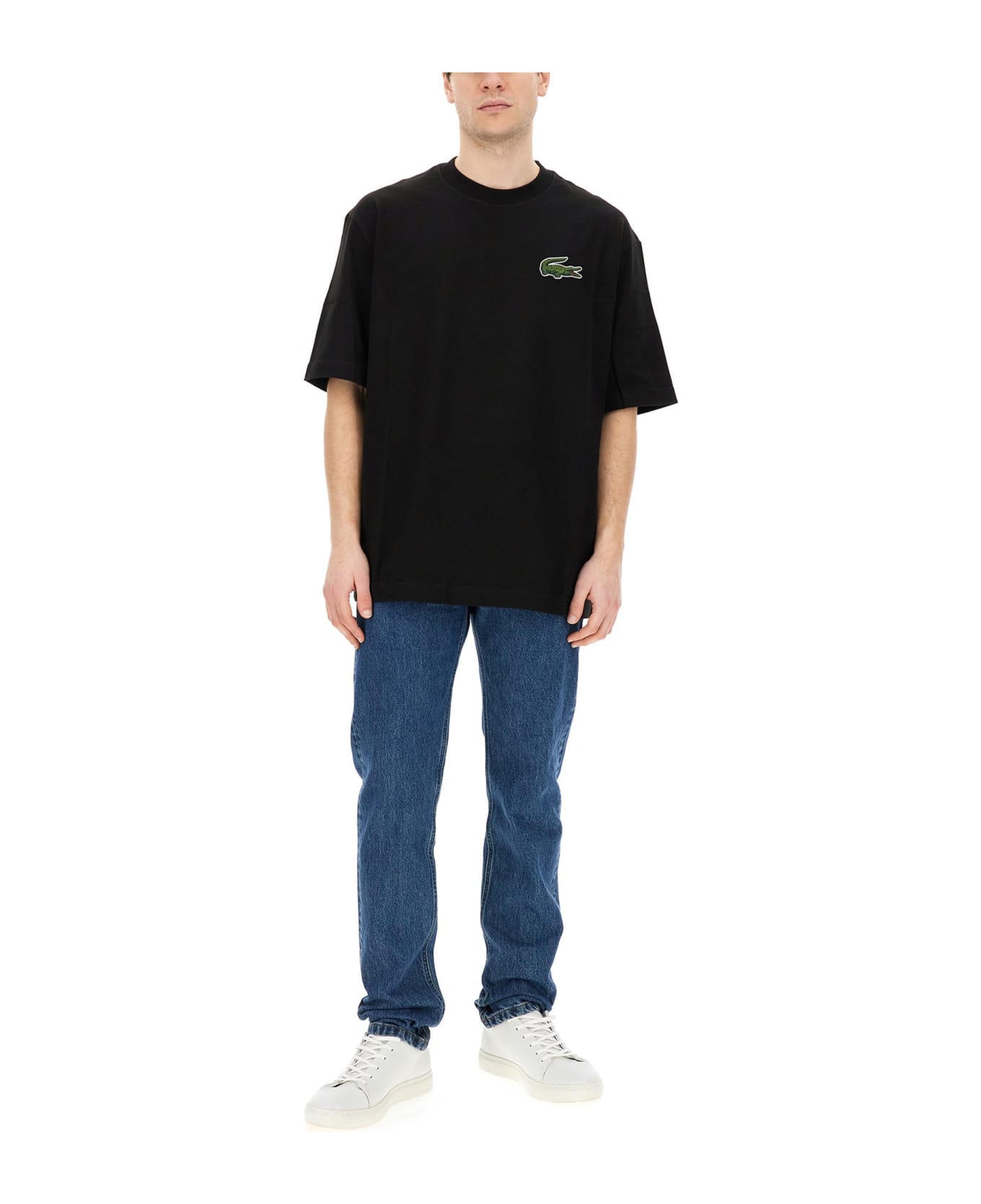 Lacoste T-shirt With Logo - Black