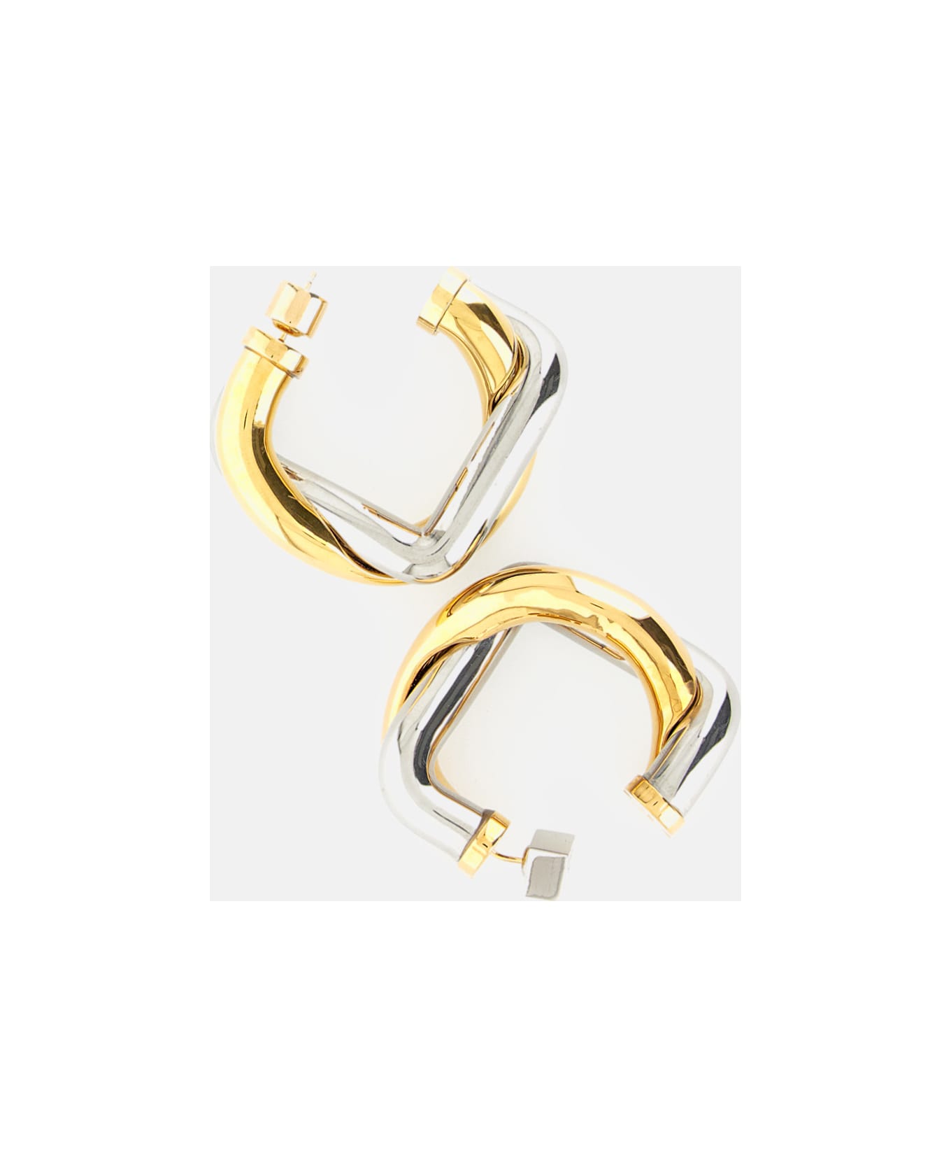 Jacquemus Les Boucles Doppio Earrings - Golden