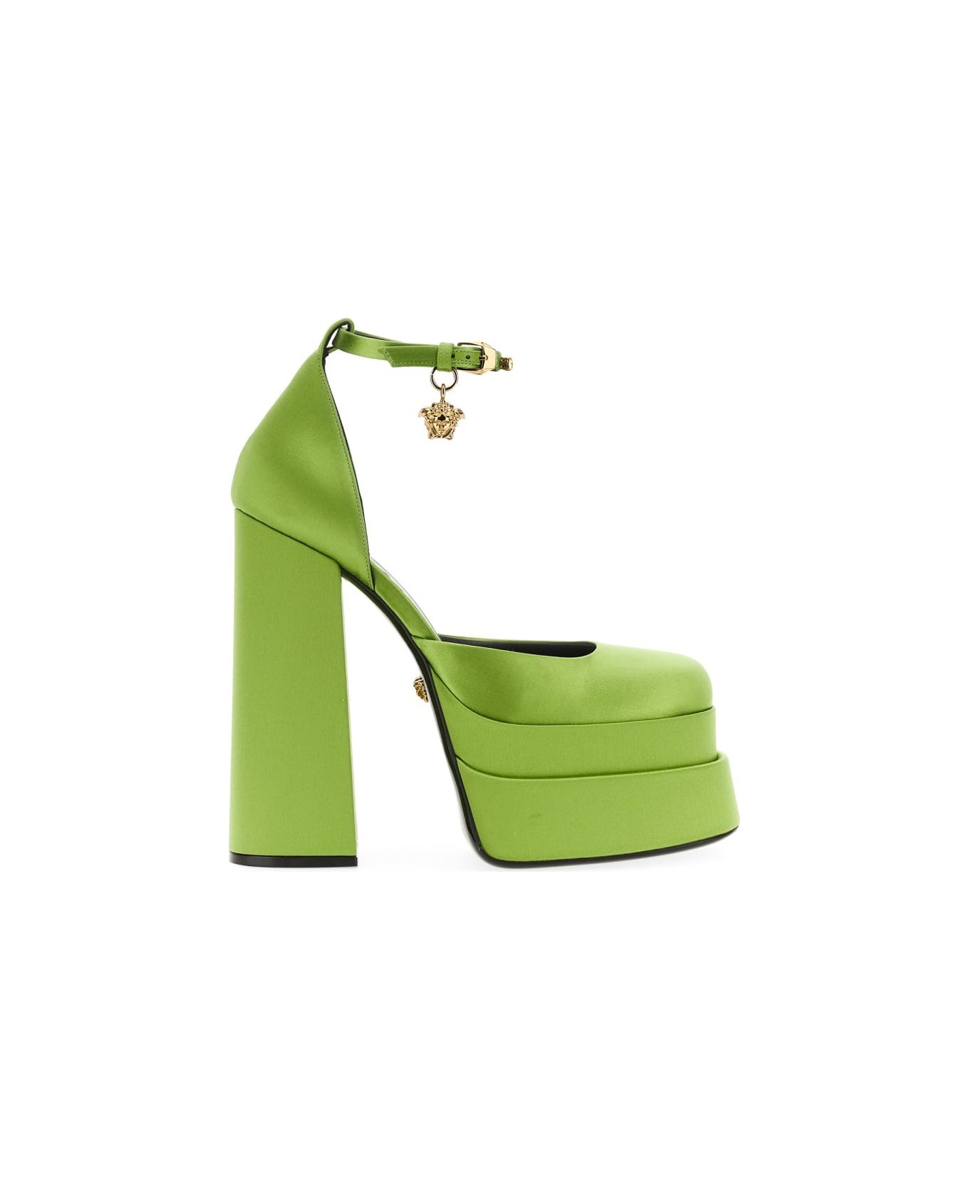 Versace Platform Pumps "medusa Aevitas" - GREEN