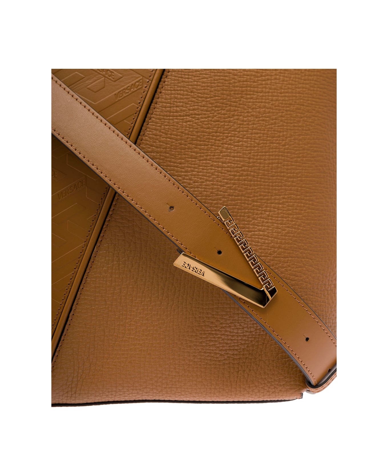 Versace Tote Bag Pelle - Brown