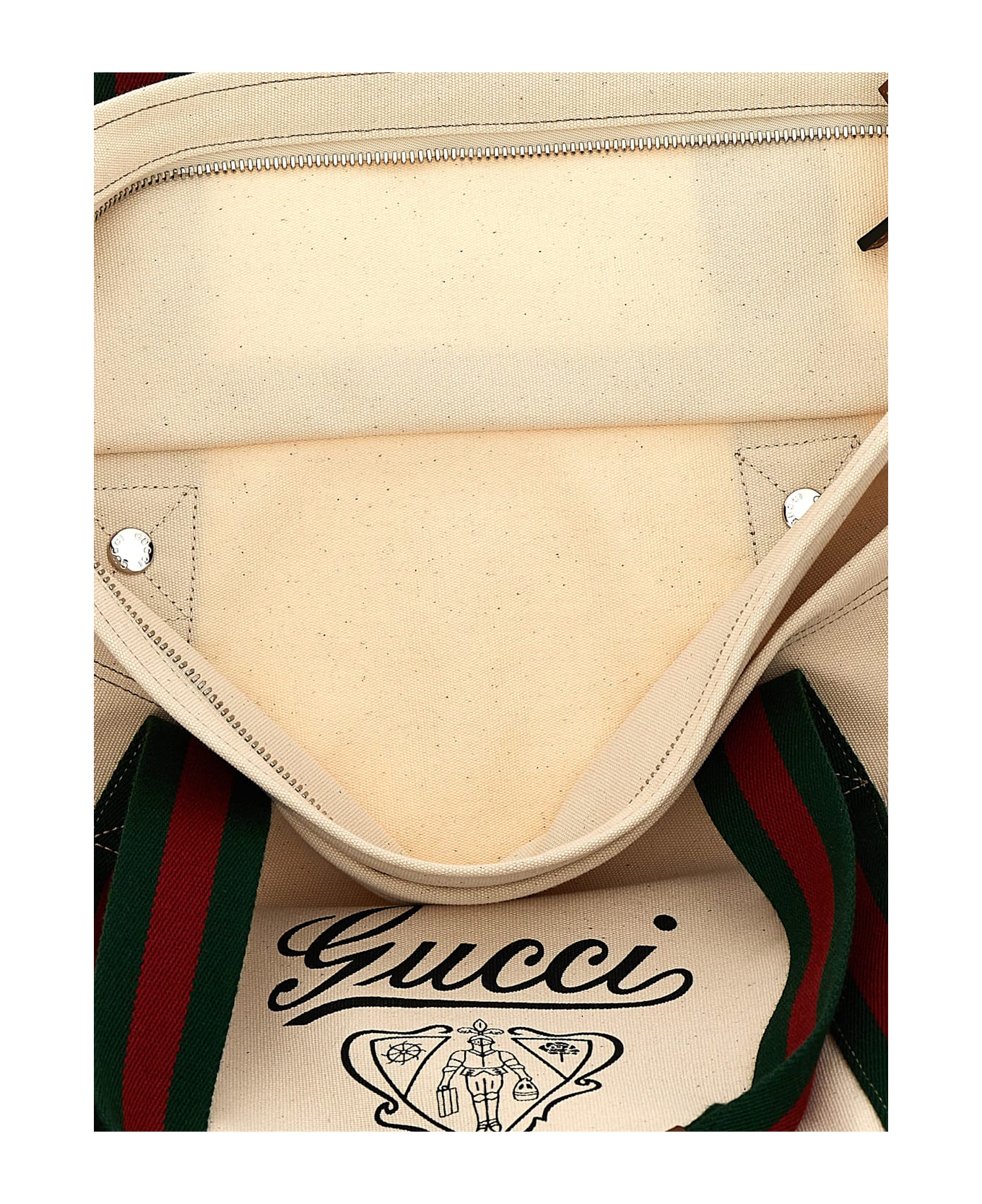 Gucci Large Coat Of Arms Shopping - White