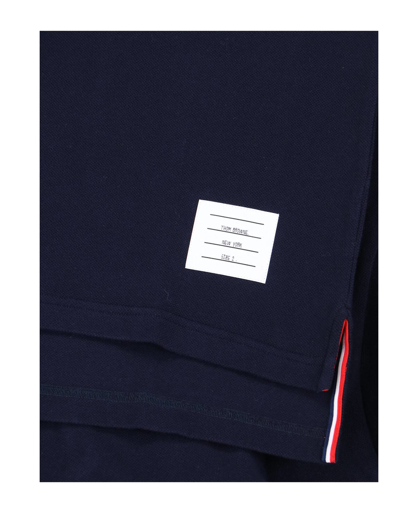Thom Browne Polo 
4-bar
 - Blue