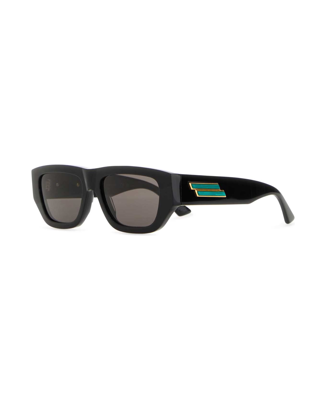 Bottega Veneta Black Acetate Sunglasses - BLACKGREY サングラス