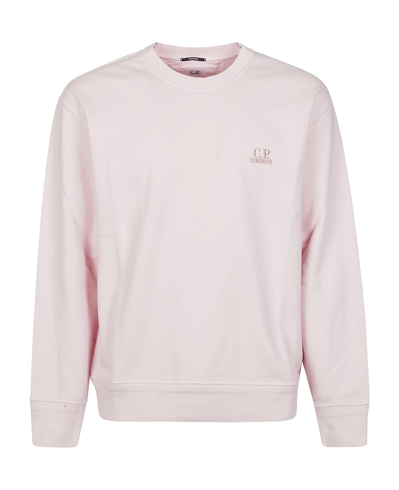 C.P. Company Diagonal Fleece Logo Sweatshirt - Heavenly Pink