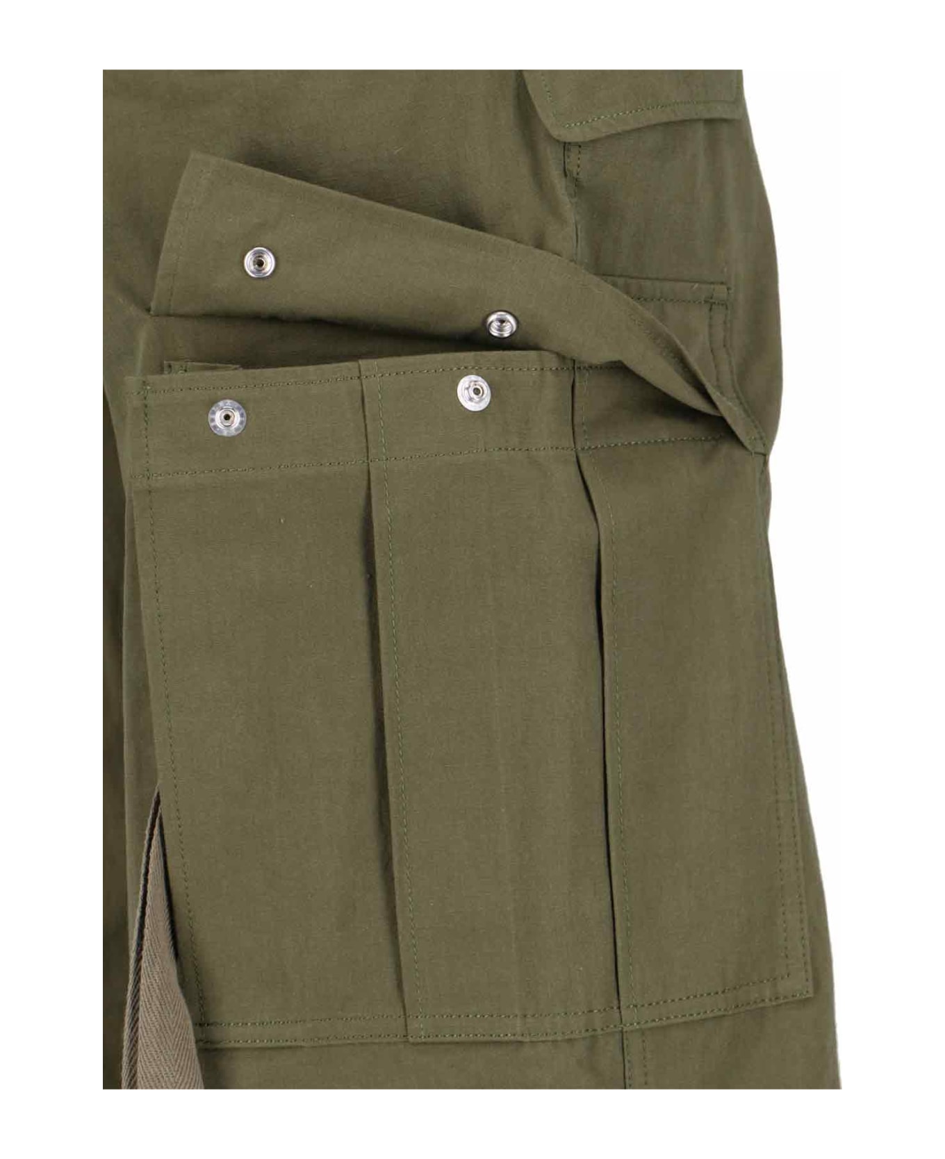 Sacai Belt Detail Pants - Green