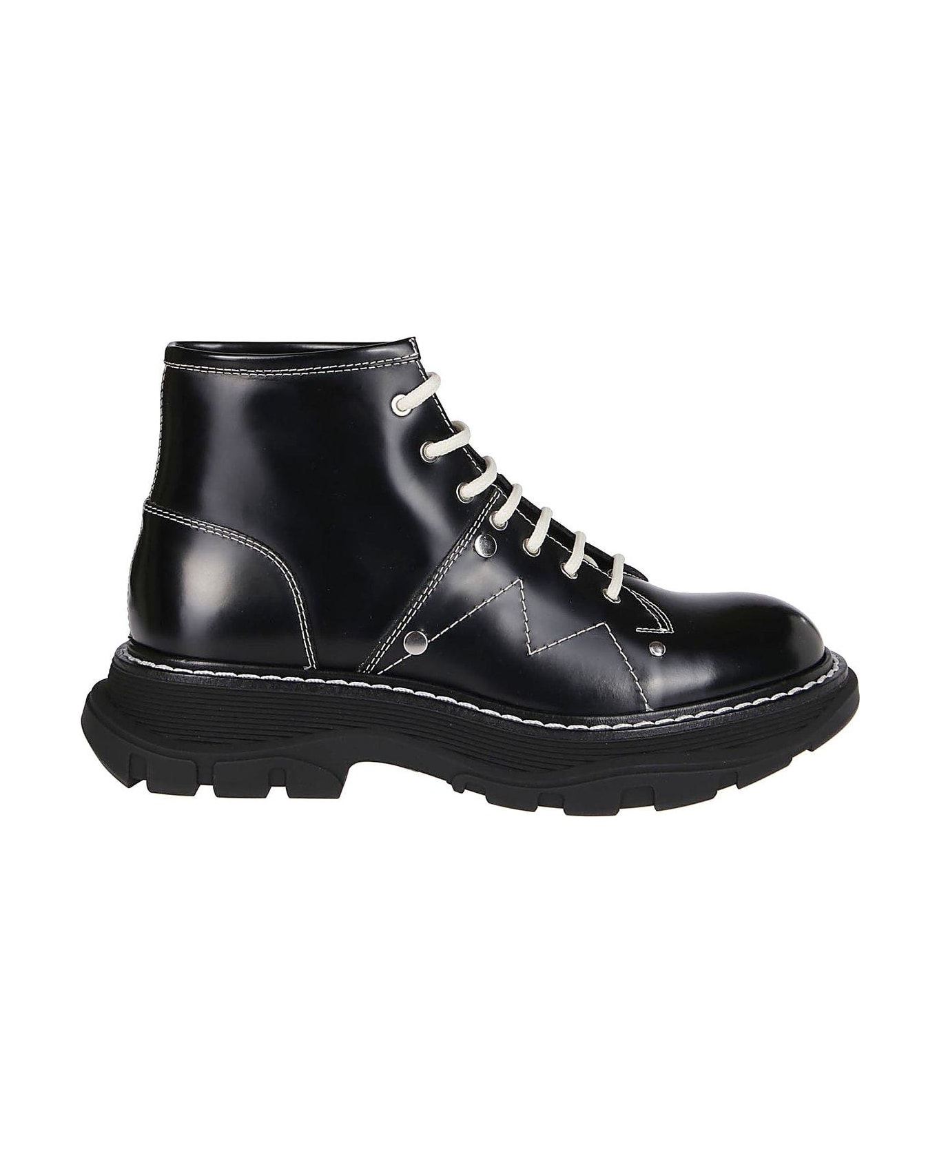 Alexander McQueen Tread Lace-up Boots