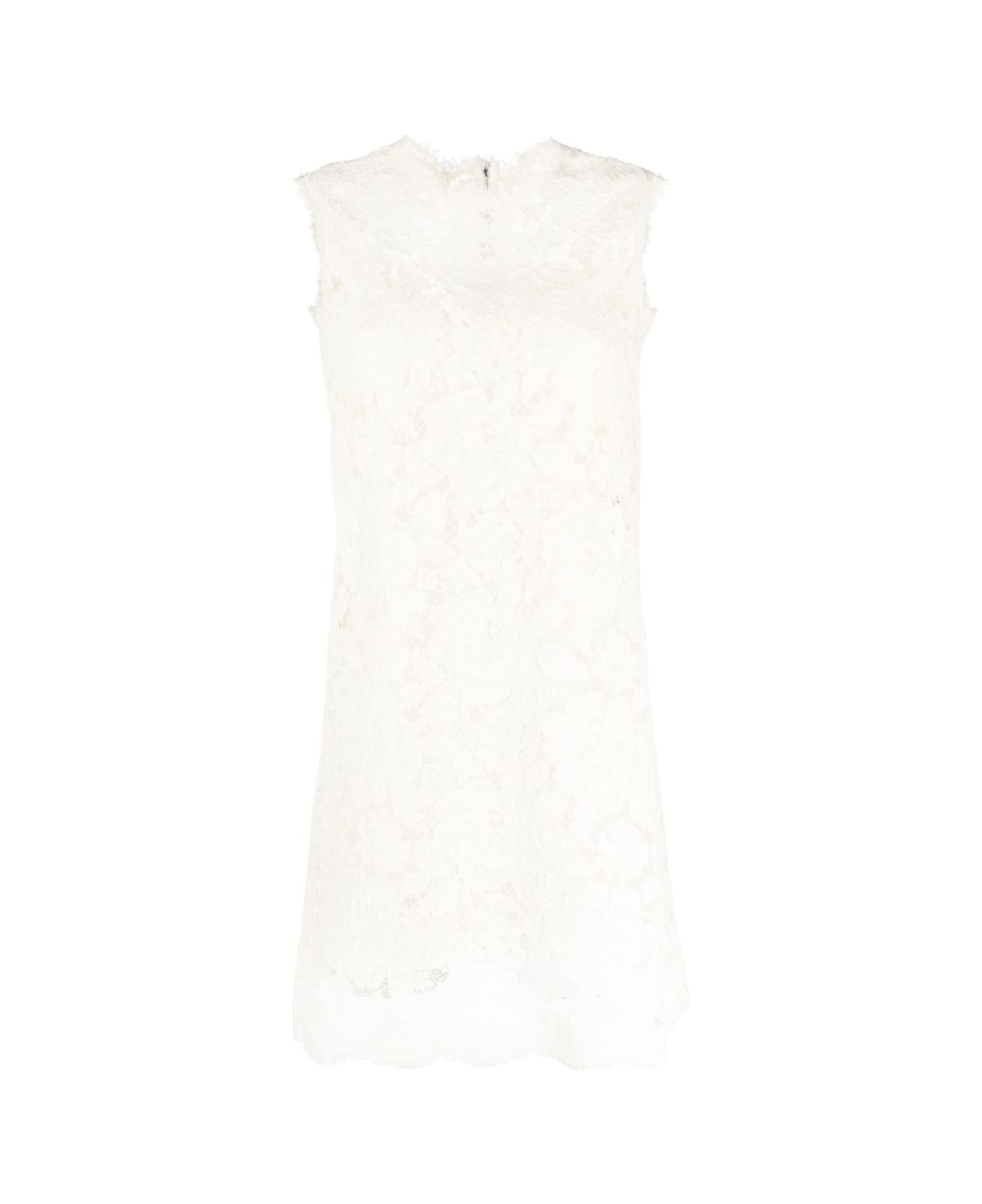 Dolce 
Gabbana Lace Dress - White
