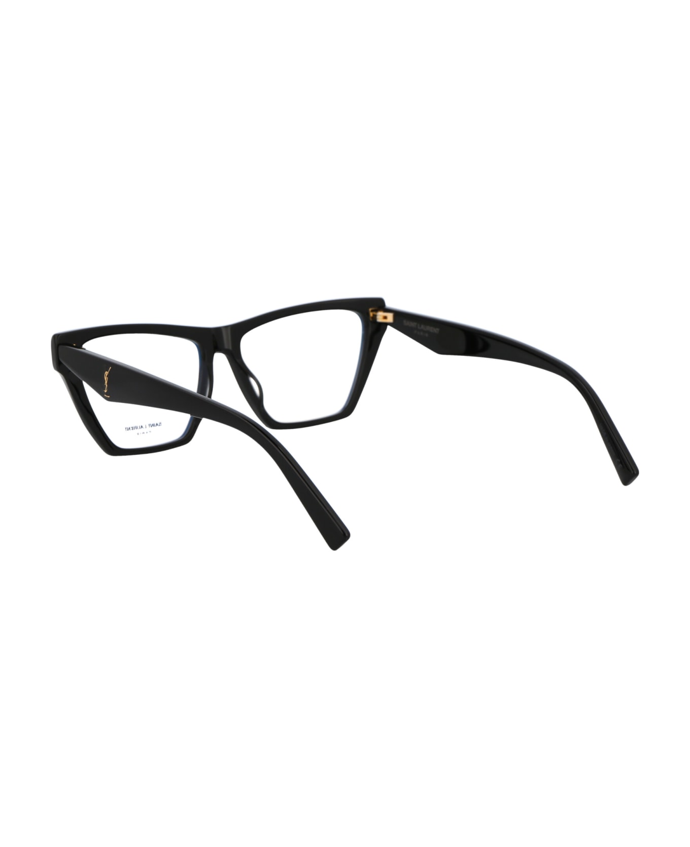 Saint Laurent Eyewear Sl M103 Opt Glasses - 001 BLACK BLACK TRANSPARENT