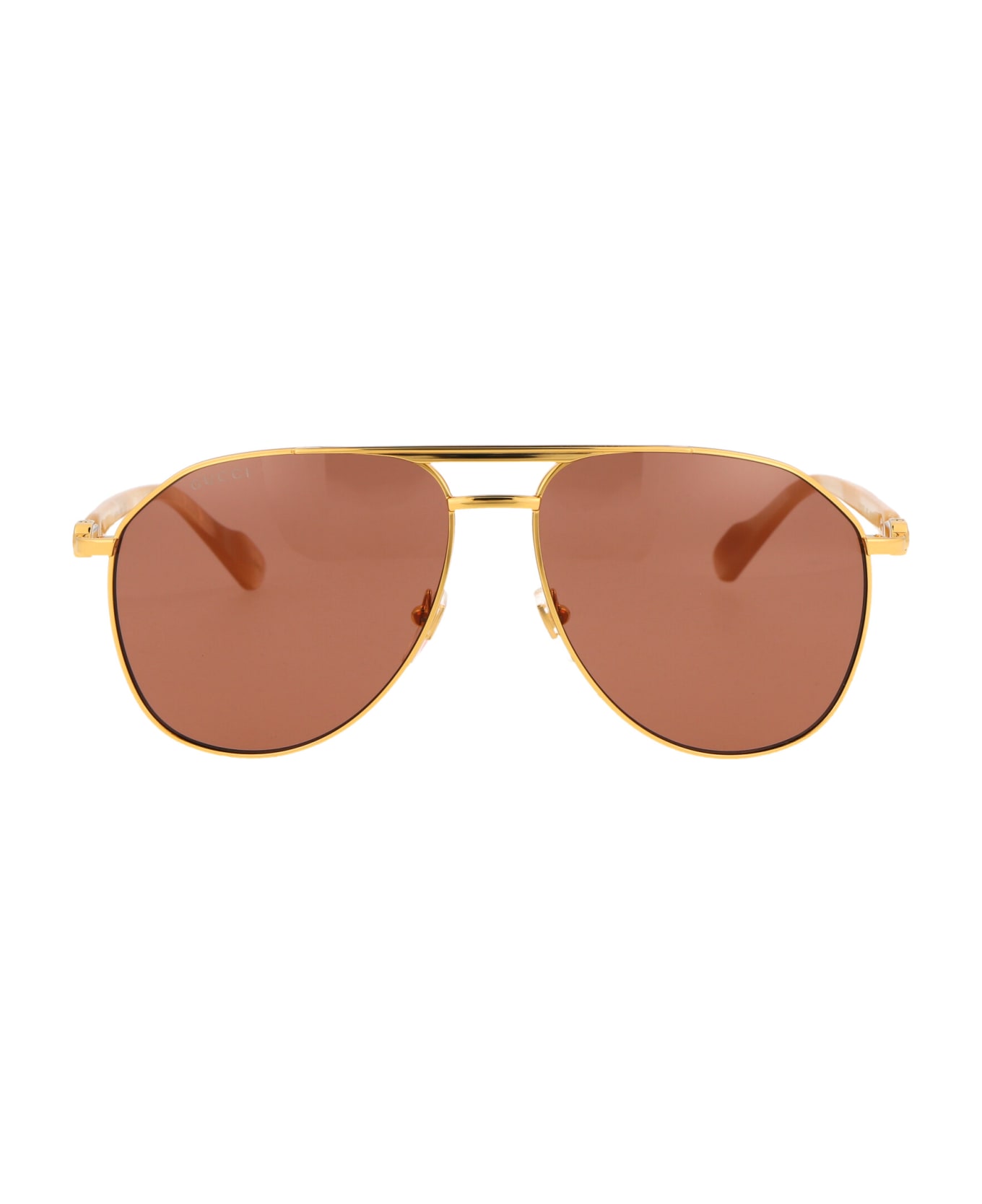 Gucci Eyewear Gg1220s Sunglasses - 003 GOLD GOLD BROWN
