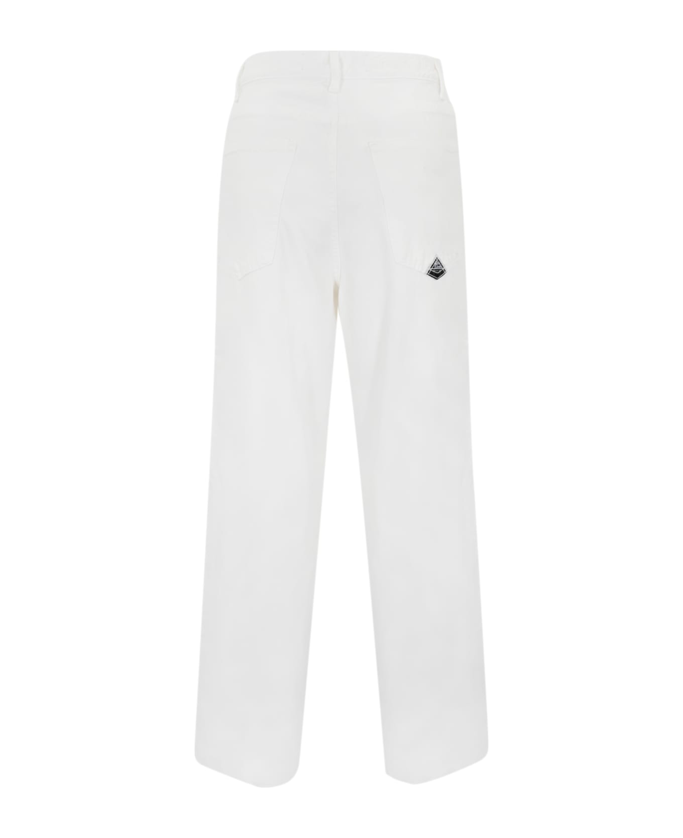 Roy Rogers White Denim Trousers - White