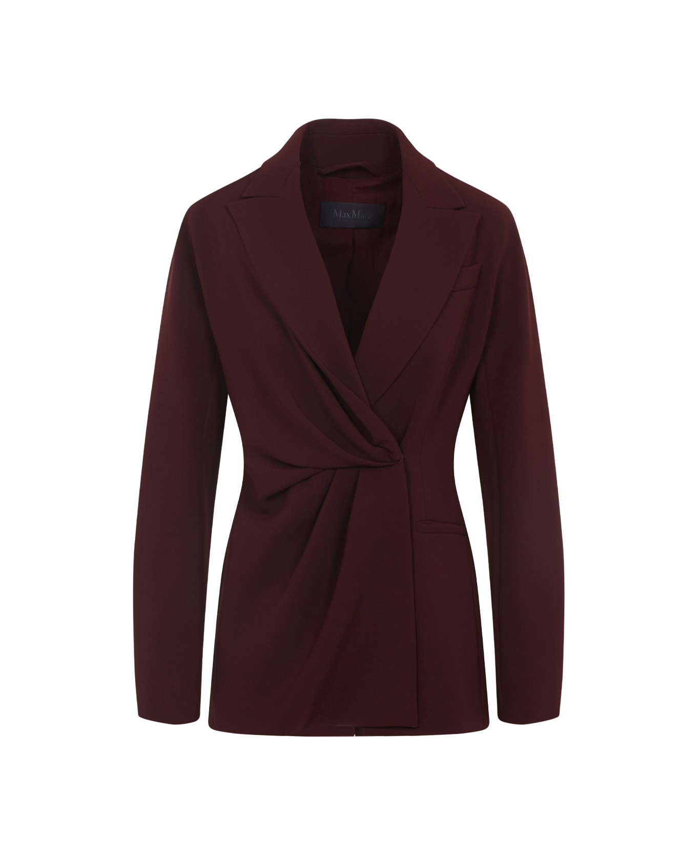 Max Mara Pianoforte Alare Cady Jacket - Red
