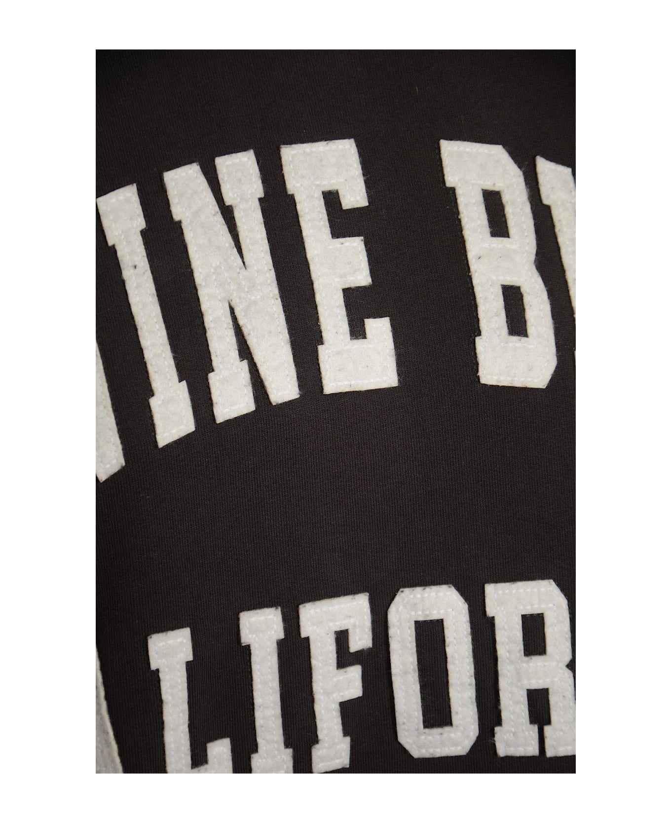 Anine Bing Miles Logo-printed Crewneck Sweatshirt - Nero