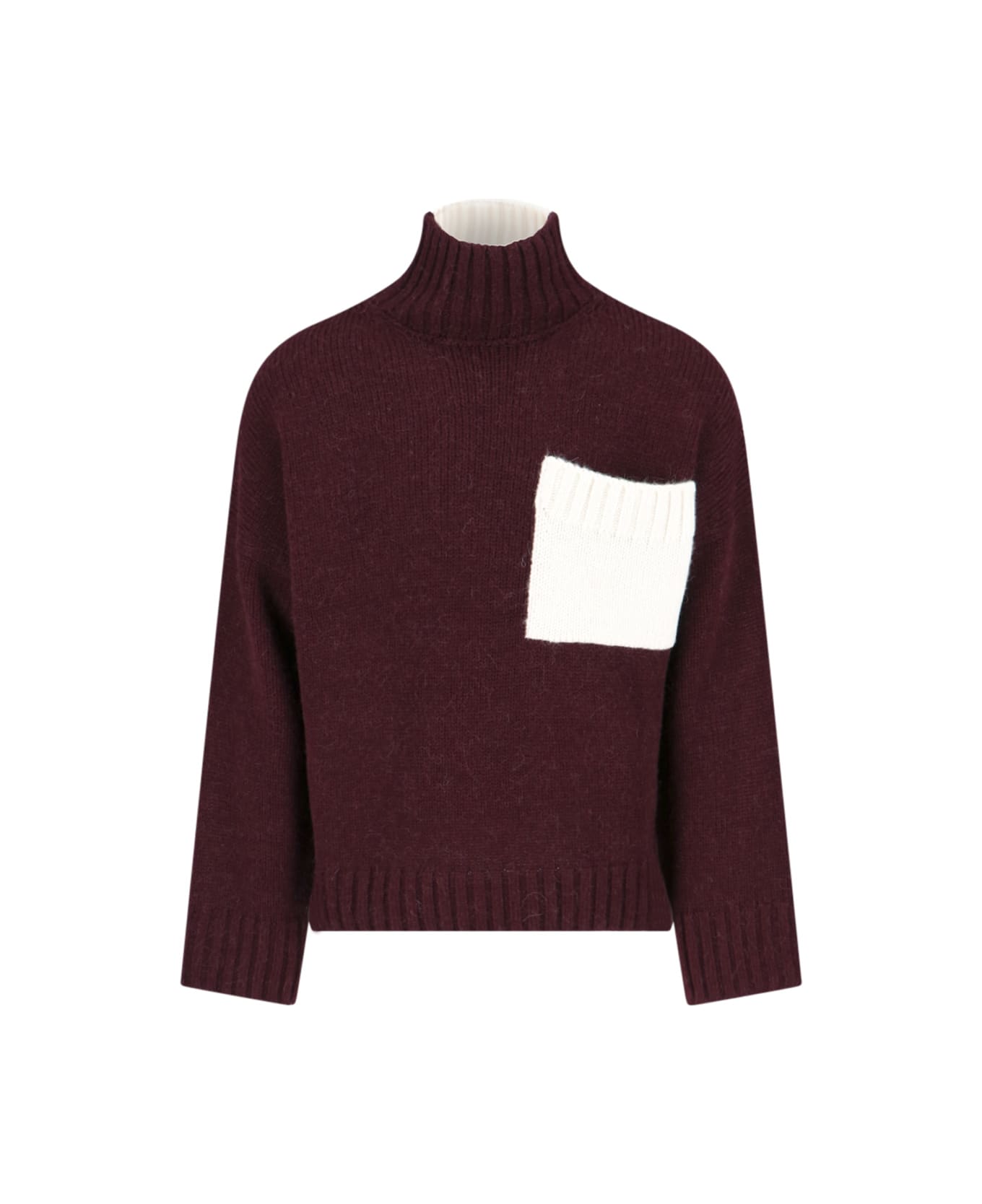 J.W. Anderson 'colorblock' Sweater - Bordeaux