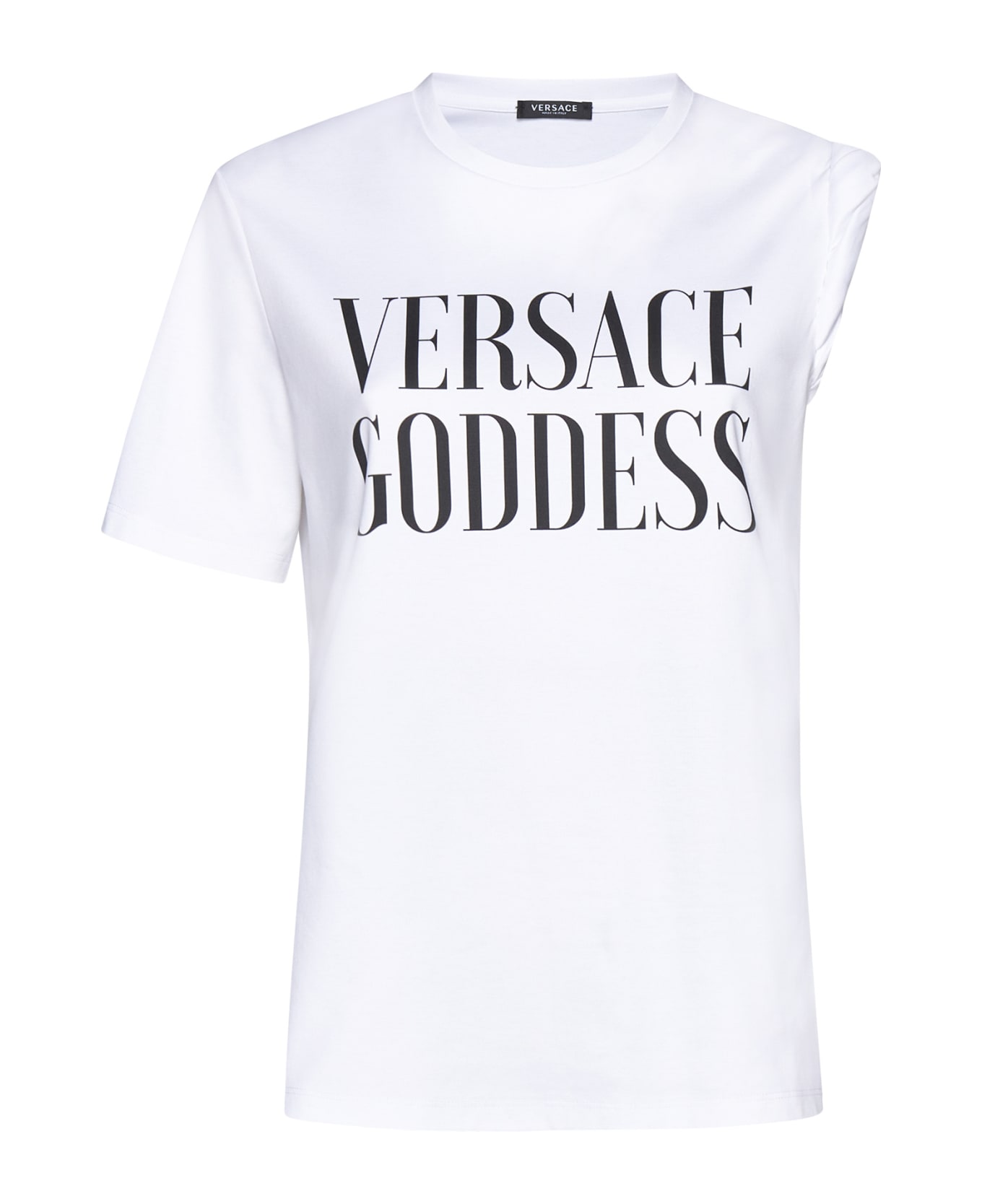 Versace White Cotton T-shirt - Optical White