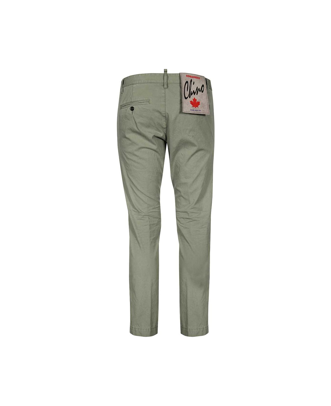 Dsquared2 Cotton Chino Trousers - green ボトムス