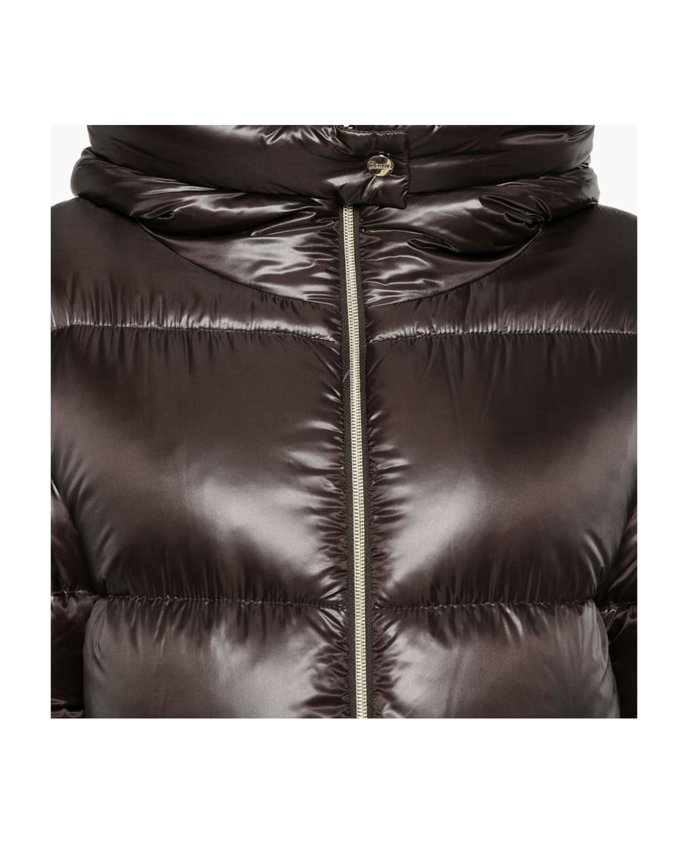 Herno Parka In Brown Ultralight Nylon - MARRONE SCURO