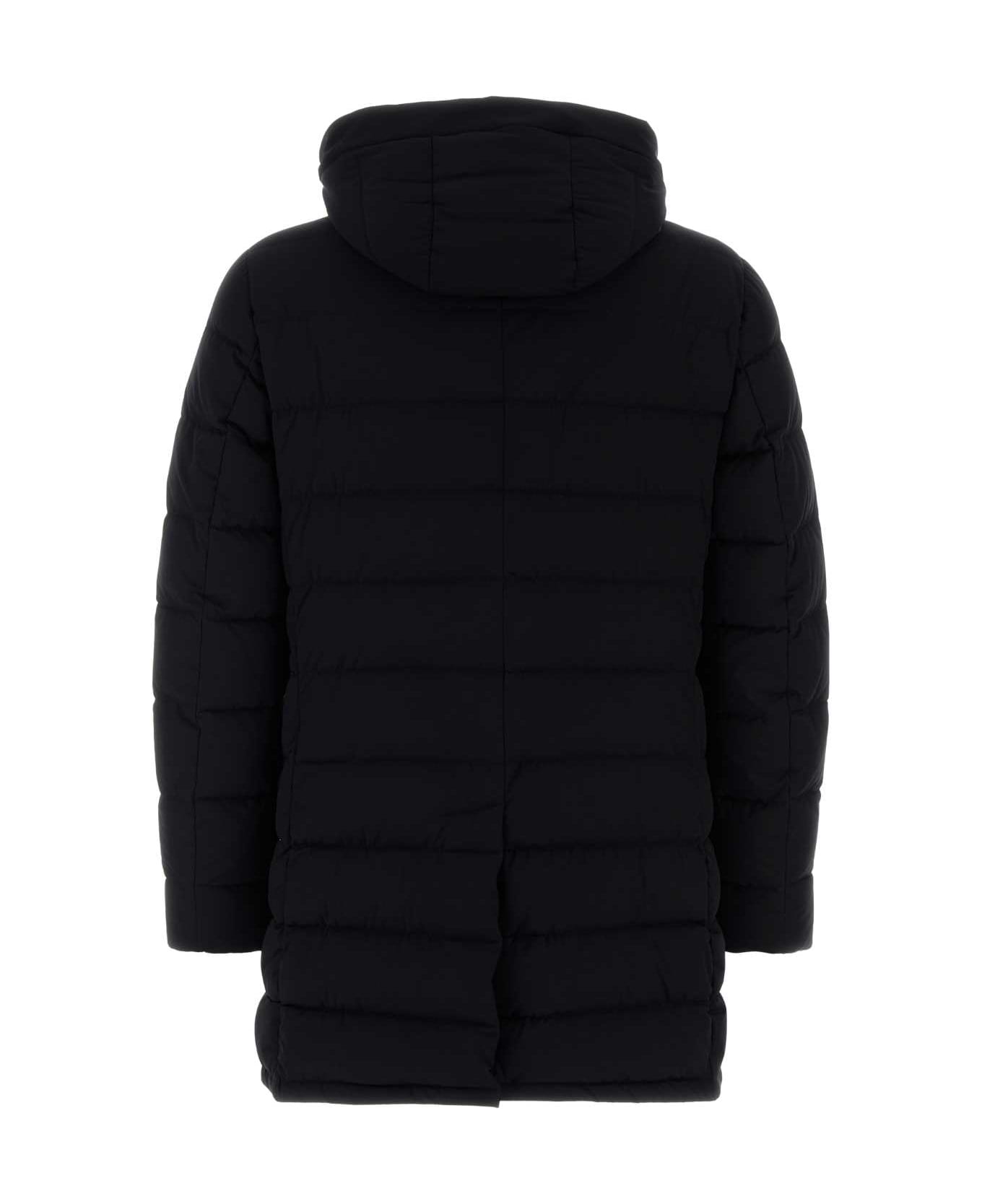 Moorer Midnight Blue Nylon Blend Calandri Down Jacket - DARKBLU