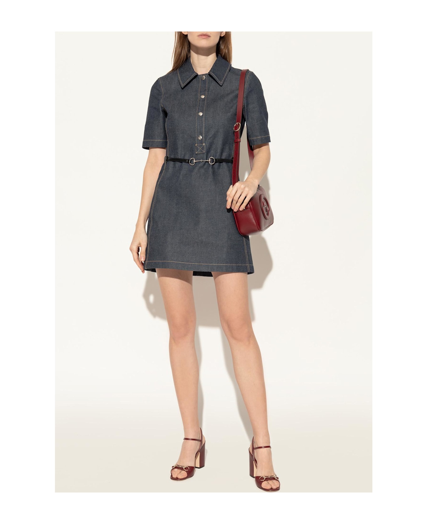 Gucci Heeled Sandals - Bordeaux