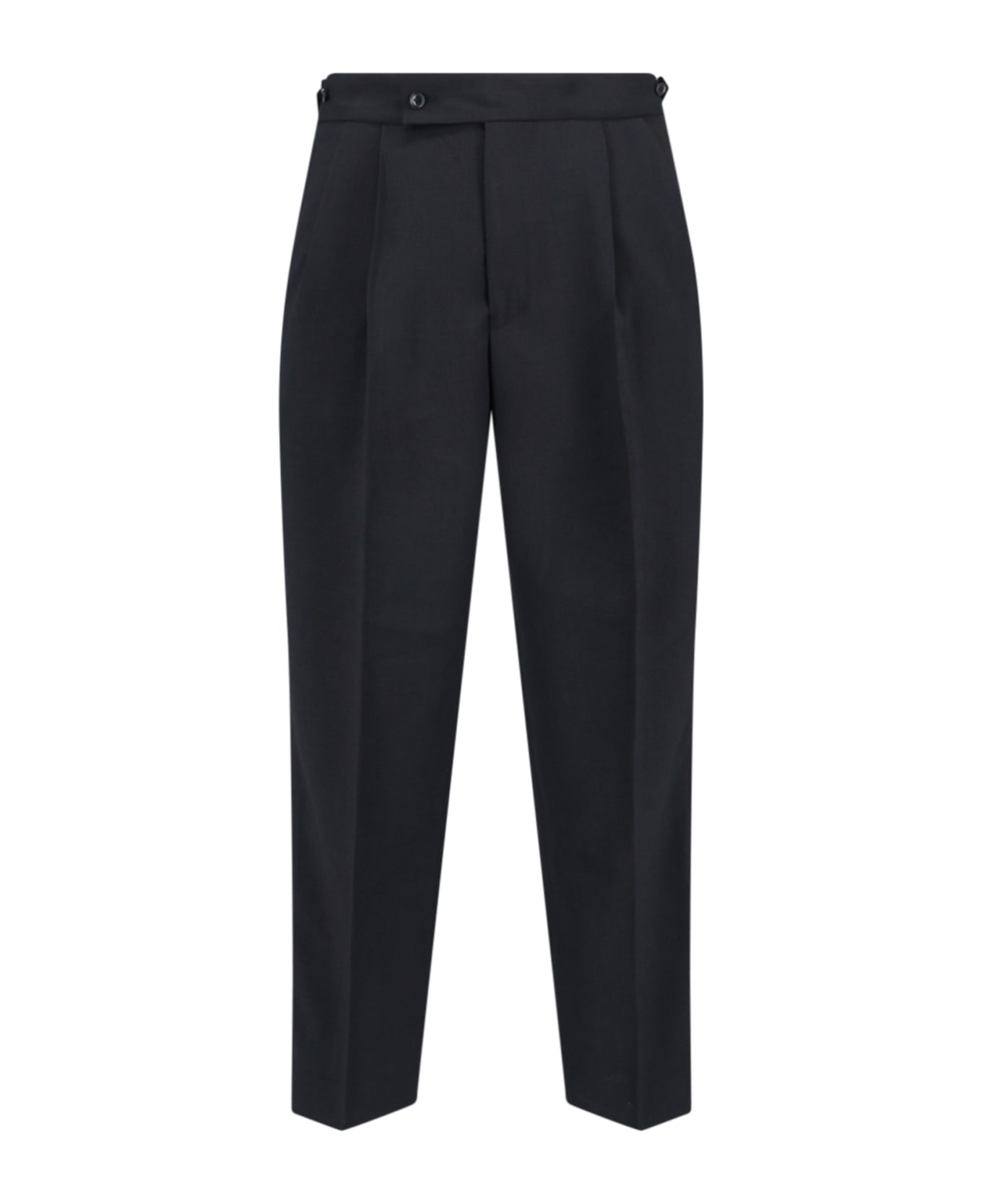 Needles Wide Tailored Trousers - Black  
