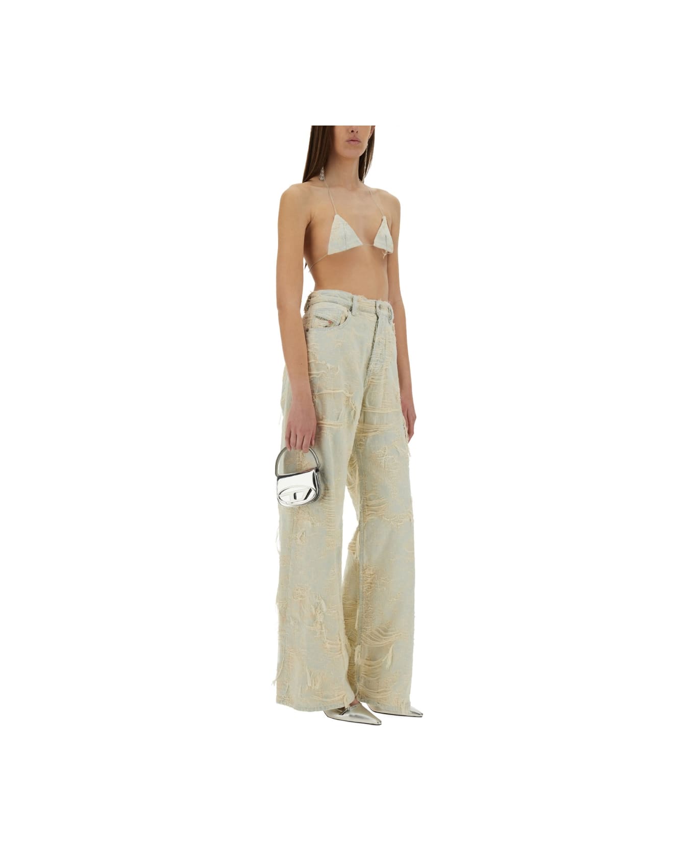Diesel Jacquard Denim Top - DENIM