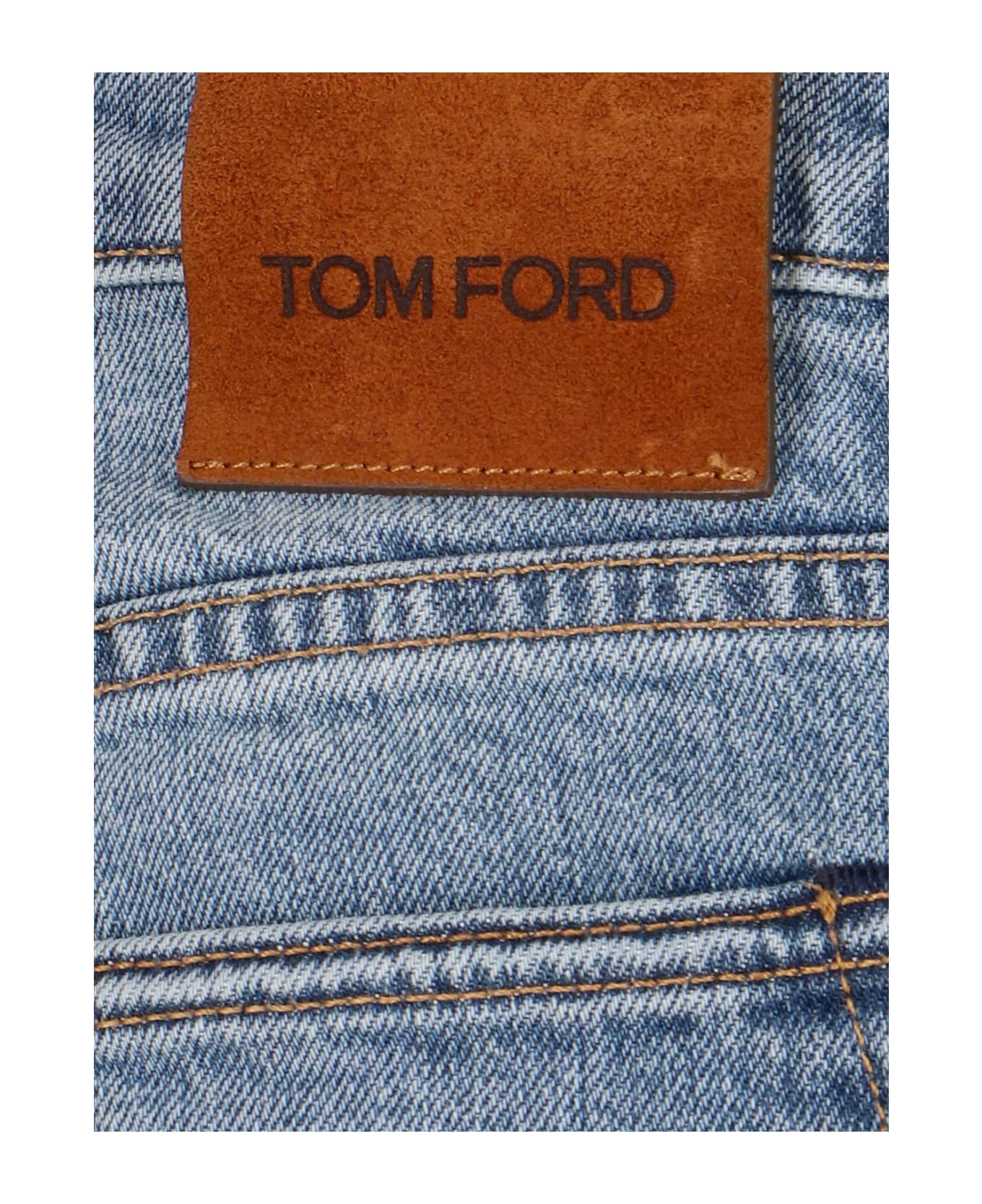 Tom Ford Straight Leg Jeans - Light Blue
