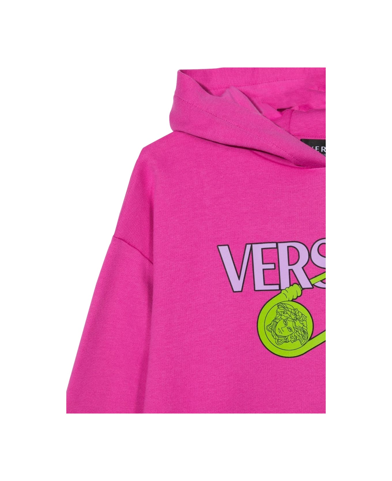 Versace Sweatshirt Over Logo Pins - FUCHSIA ニットウェア＆スウェットシャツ