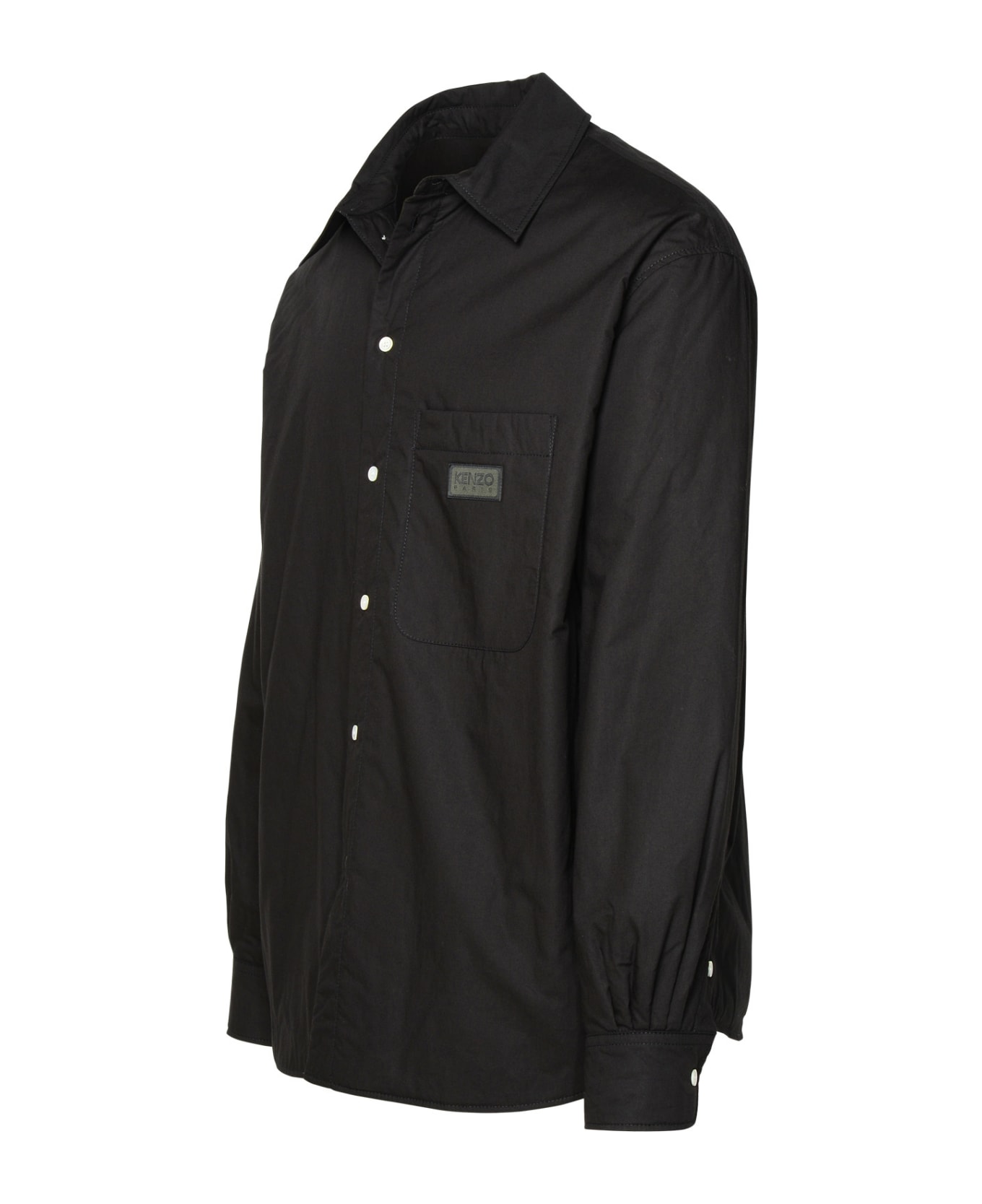 Kenzo Black Cotton Shirt - Black シャツ