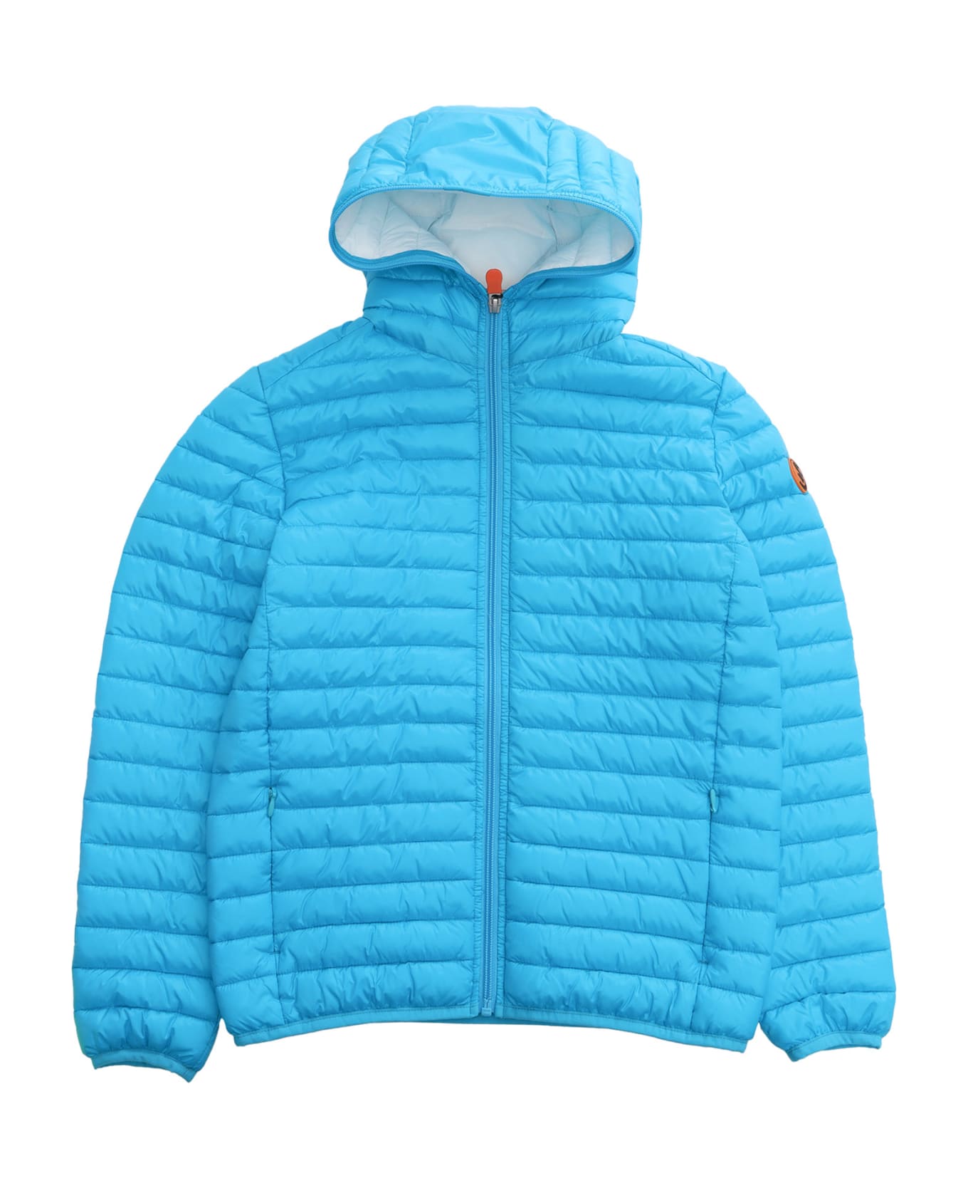 Save the Duck Fluo Hooded Jacket - BLUE