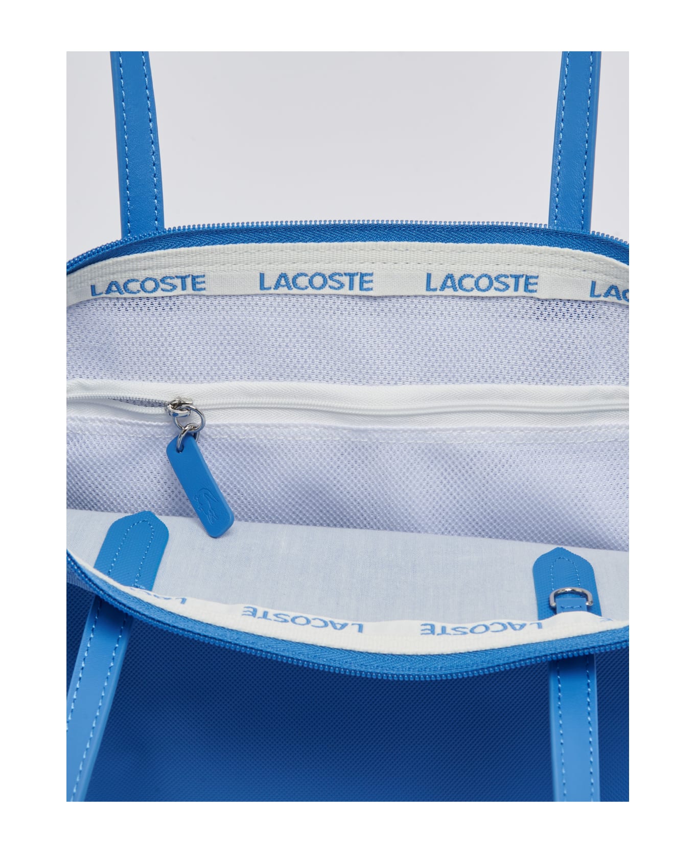 Lacoste Pvc Shopping Bag - AZZURRO トートバッグ