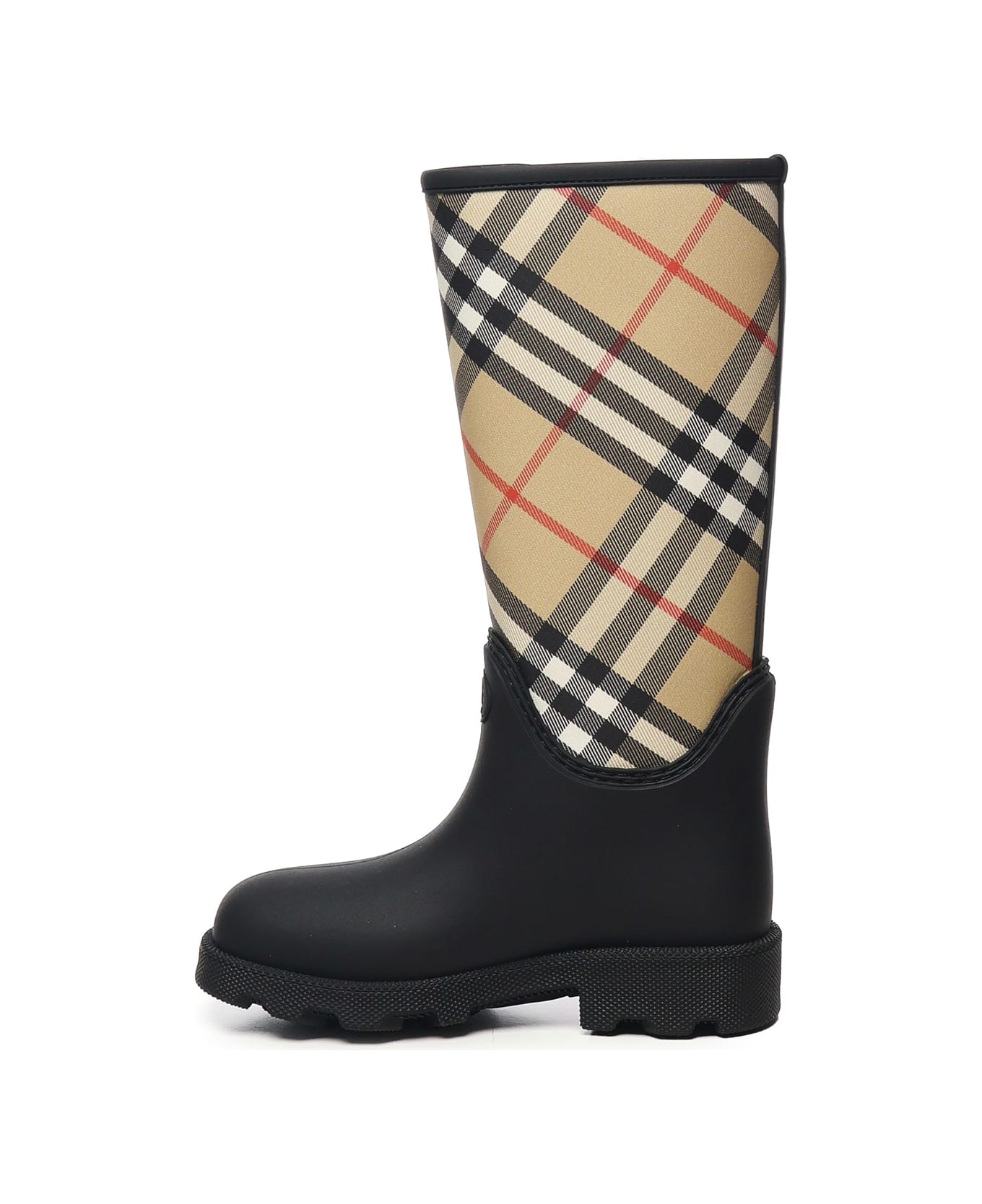 Burberry Marsh Stamp High Boots - Black