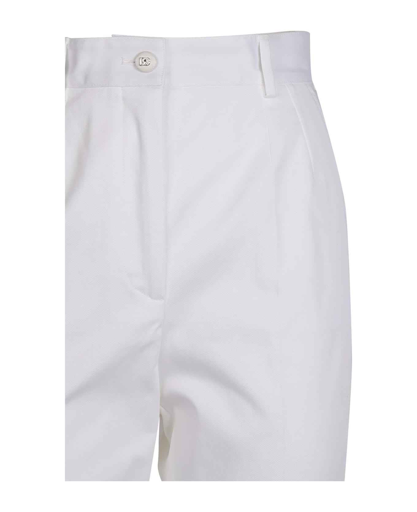 Dolce & Gabbana Drill Flare buy Trousers - Bianco