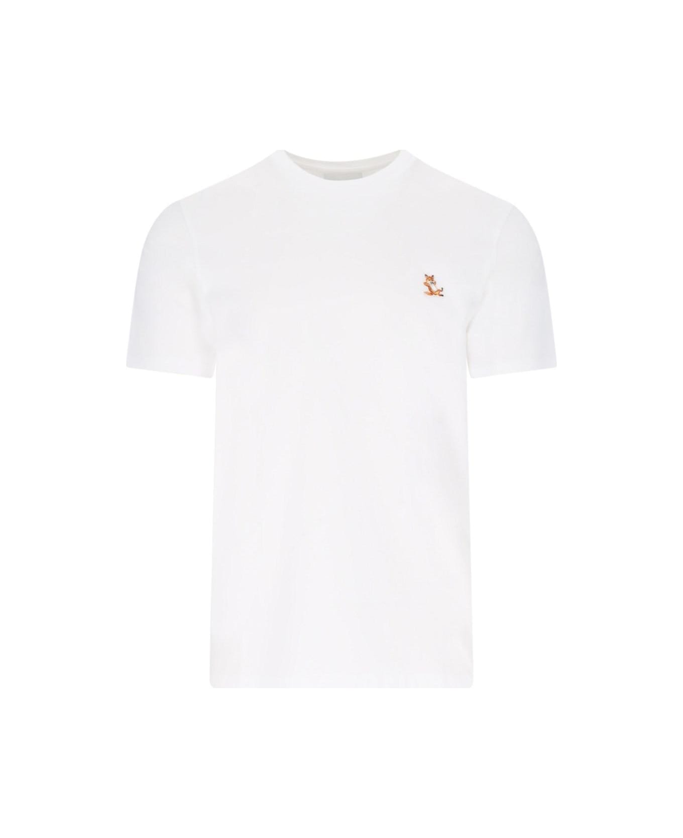 Maison Kitsuné 'chillax Fox' T-shirt - White