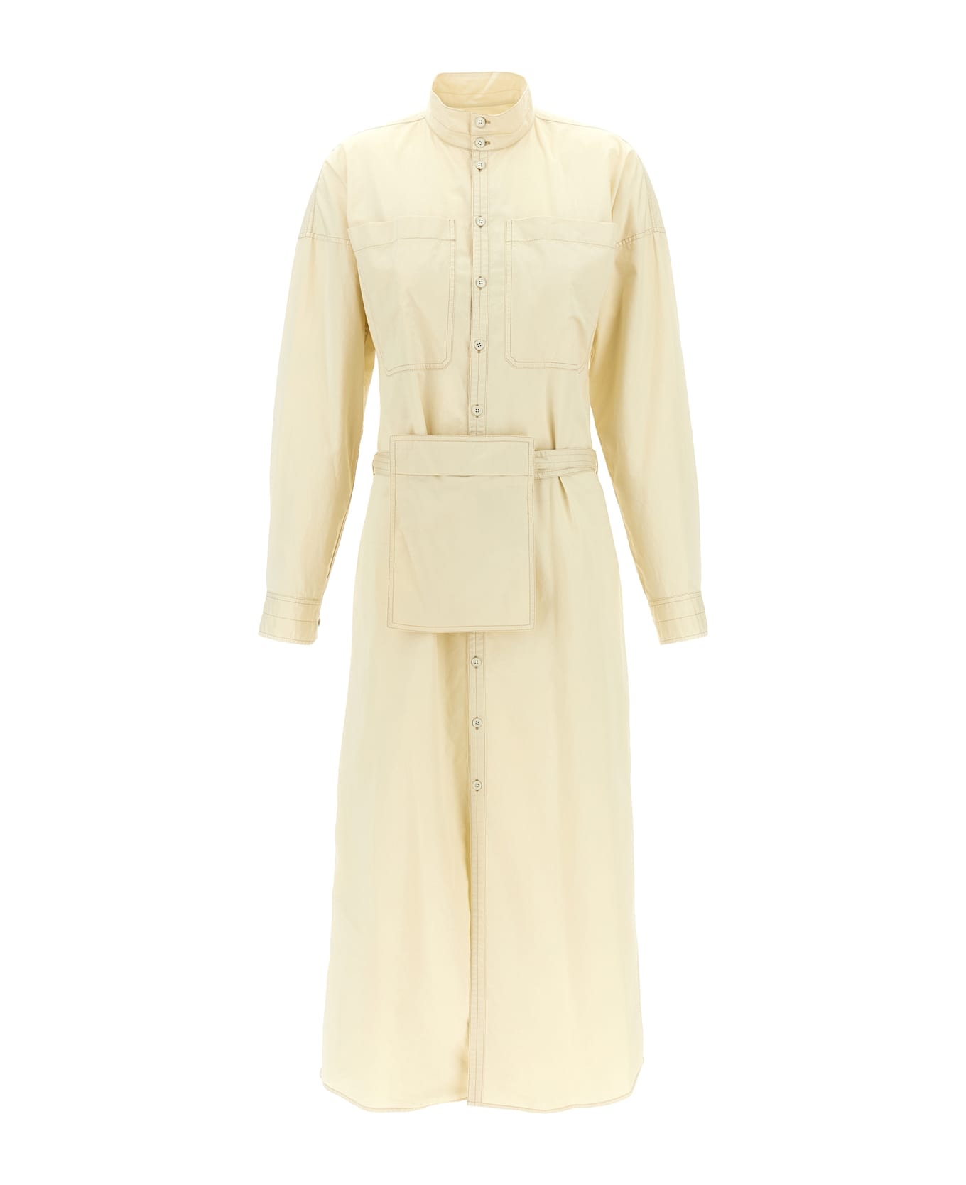 Lemaire Cotton Dress - White