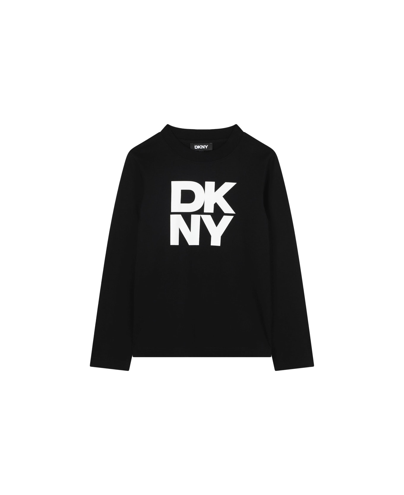 DKNY T-shirt With Logo - BLACK